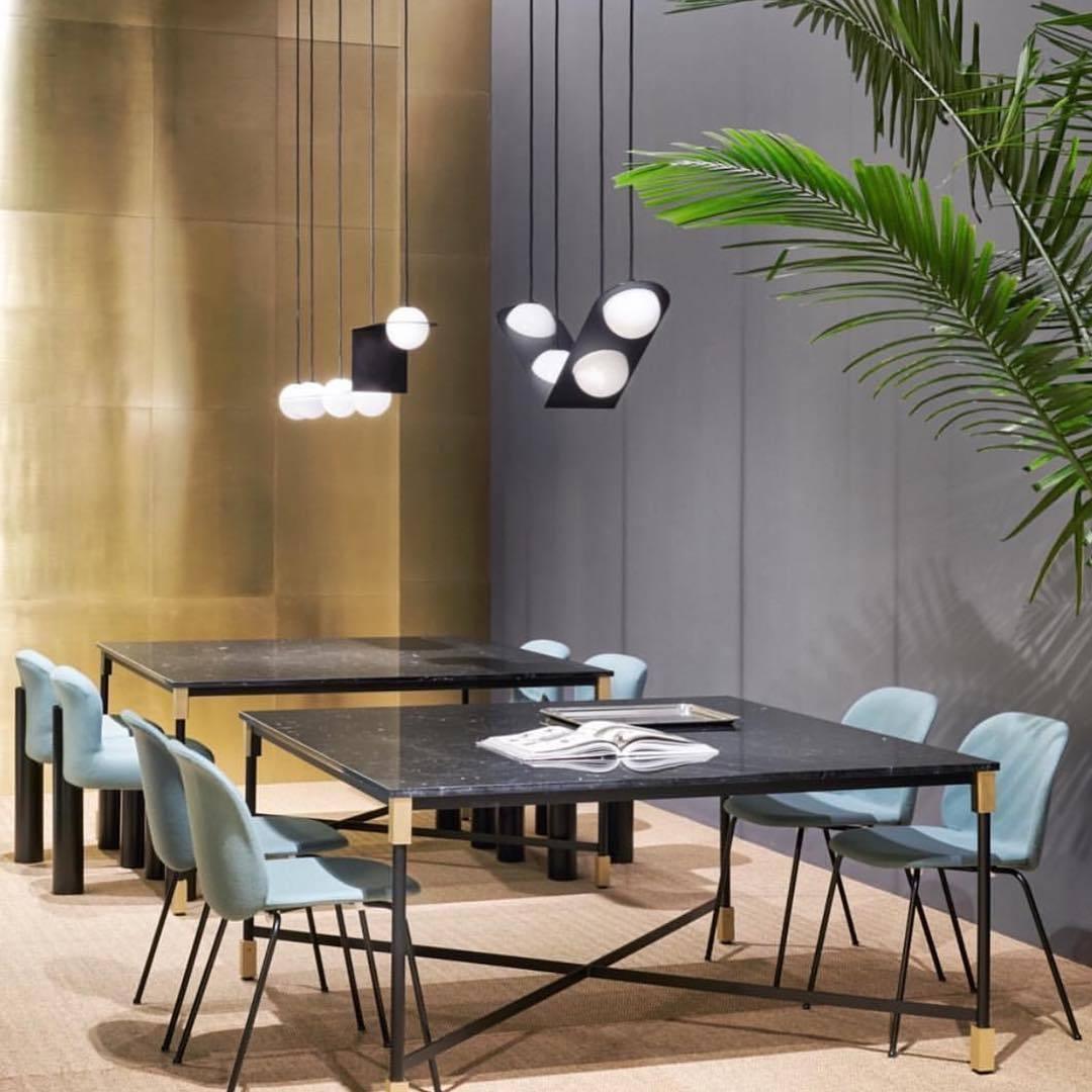 Theo Black Glass Pendant Lamp