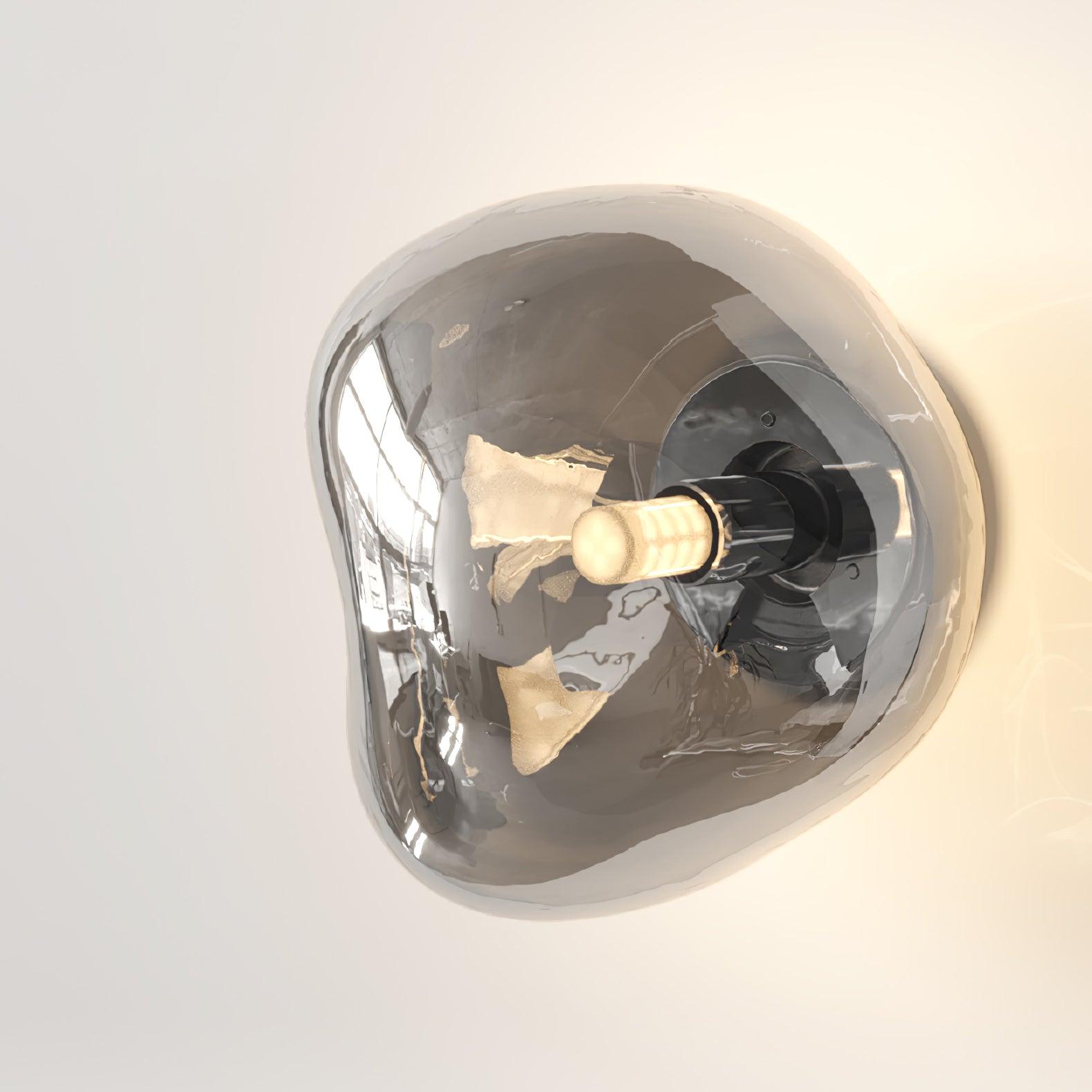 Auden Amber Glass Wall Lamp - Neutral Decor