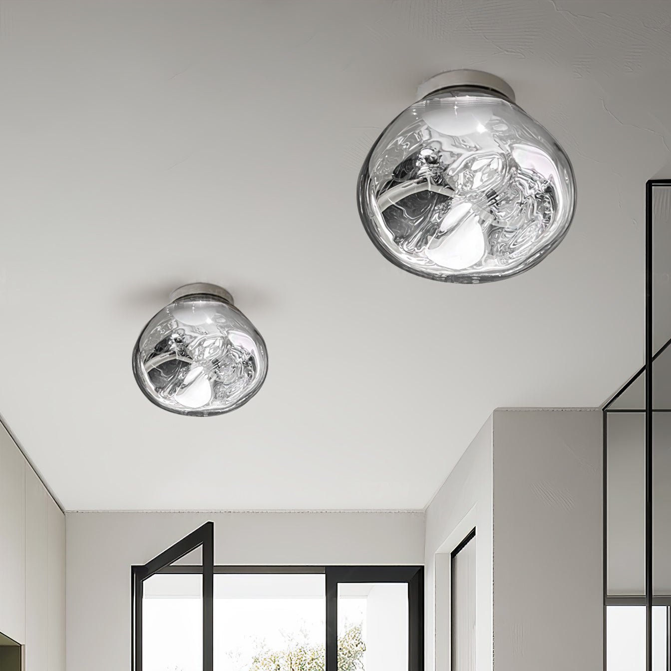 Auden Amber Glass Wall Lamp - Neutral Decor