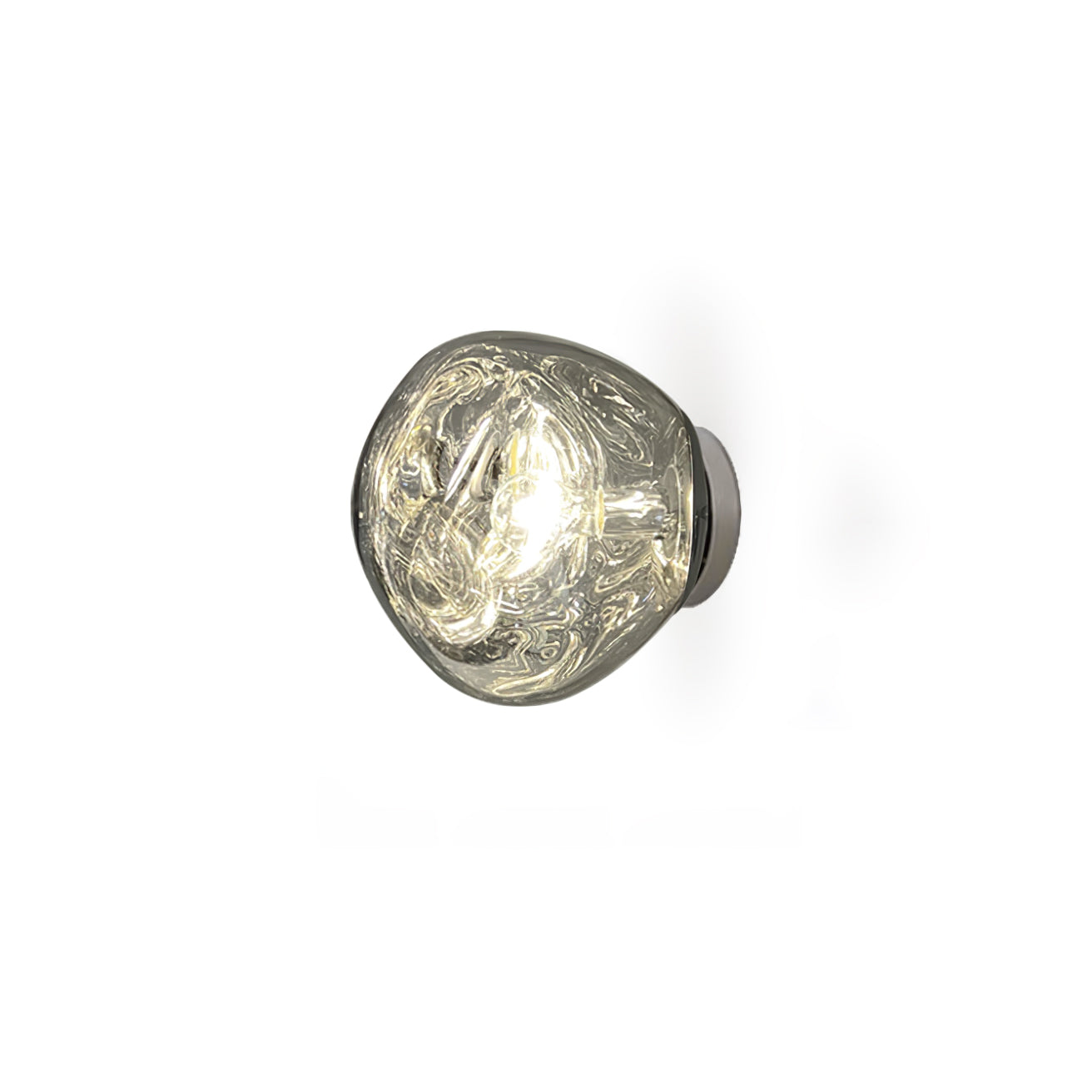 Auden Amber Glass Wall Lamp - Neutral Decor