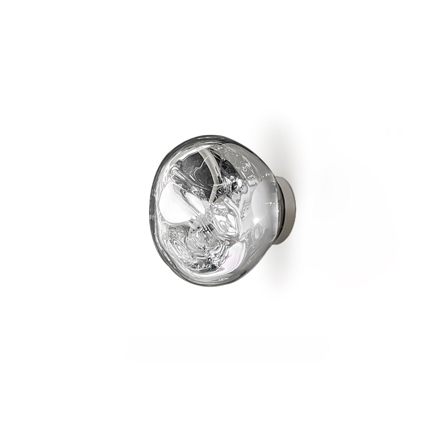 Auden Amber Glass Wall Lamp - Neutral Decor
