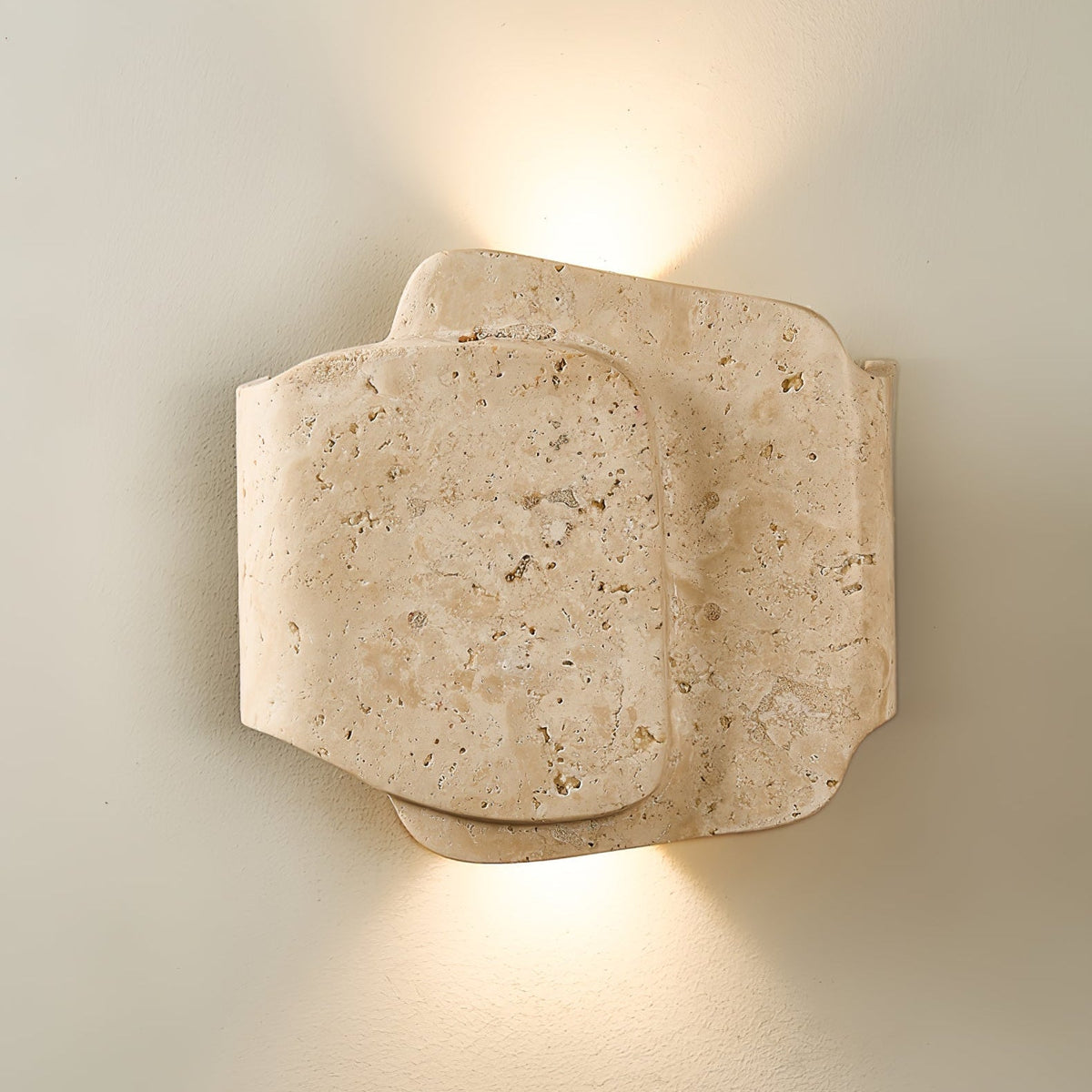 Qirven Travertine Wall Light