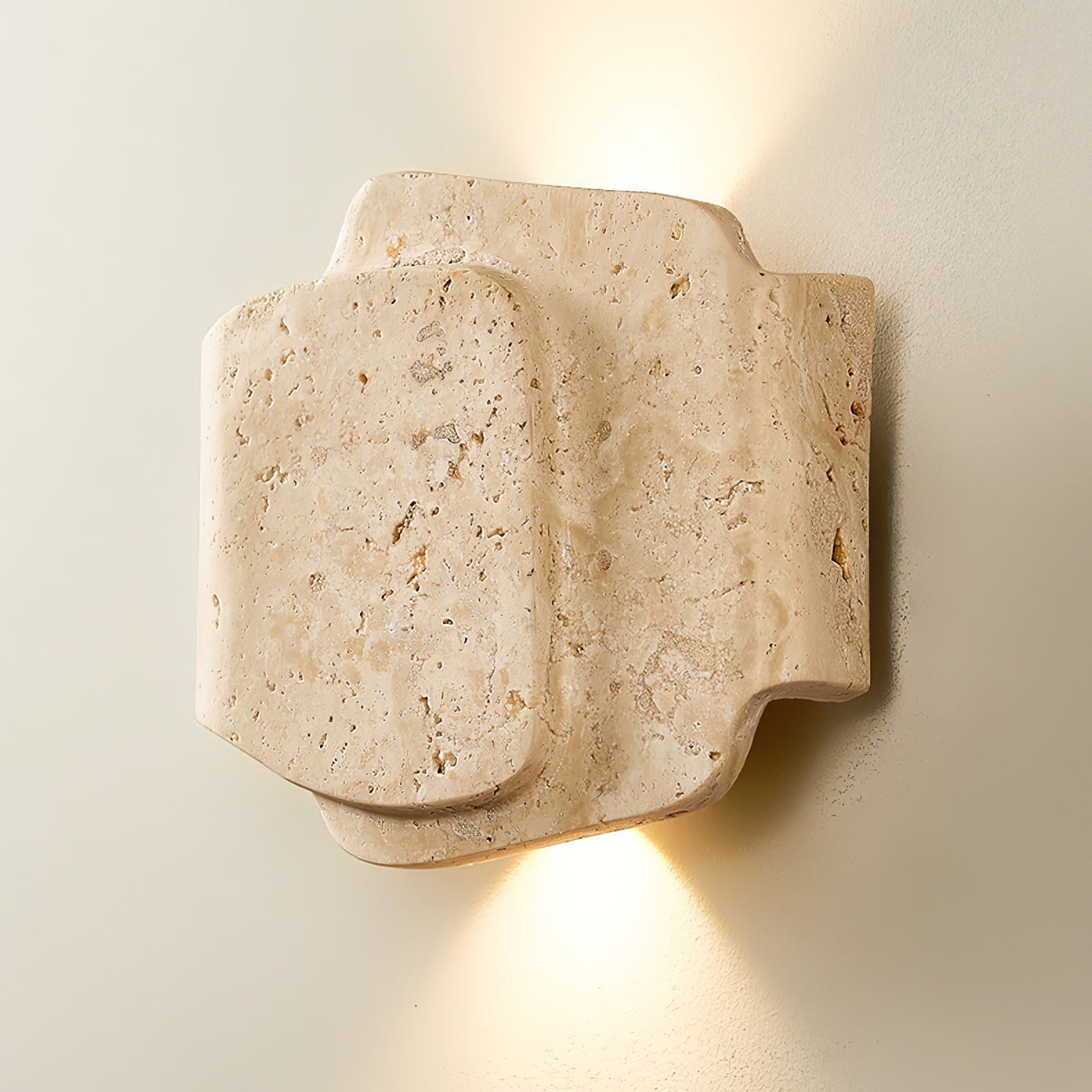 Qirven Travertine Wall Light
