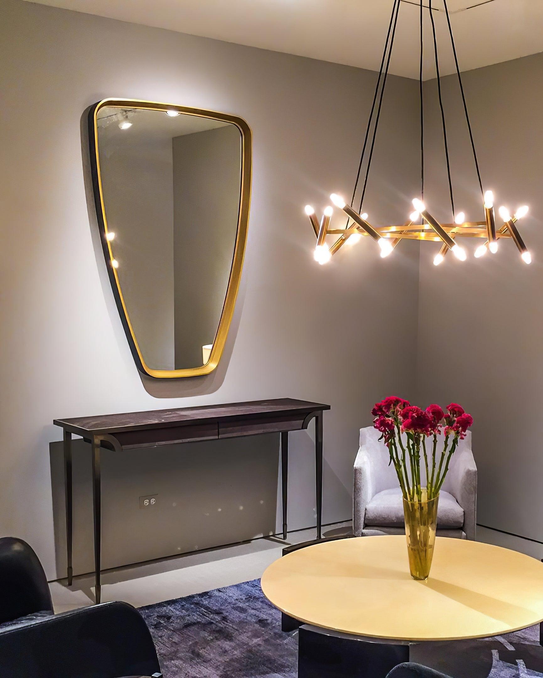Soliriel Modern Brass Chandelier