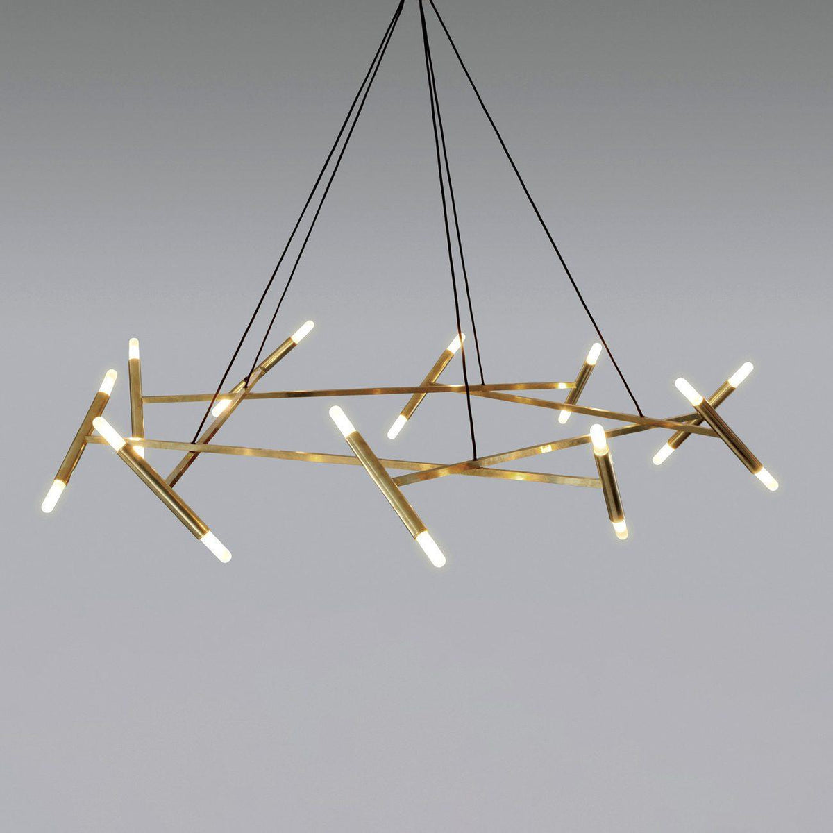 Soliriel Modern Brass Chandelier