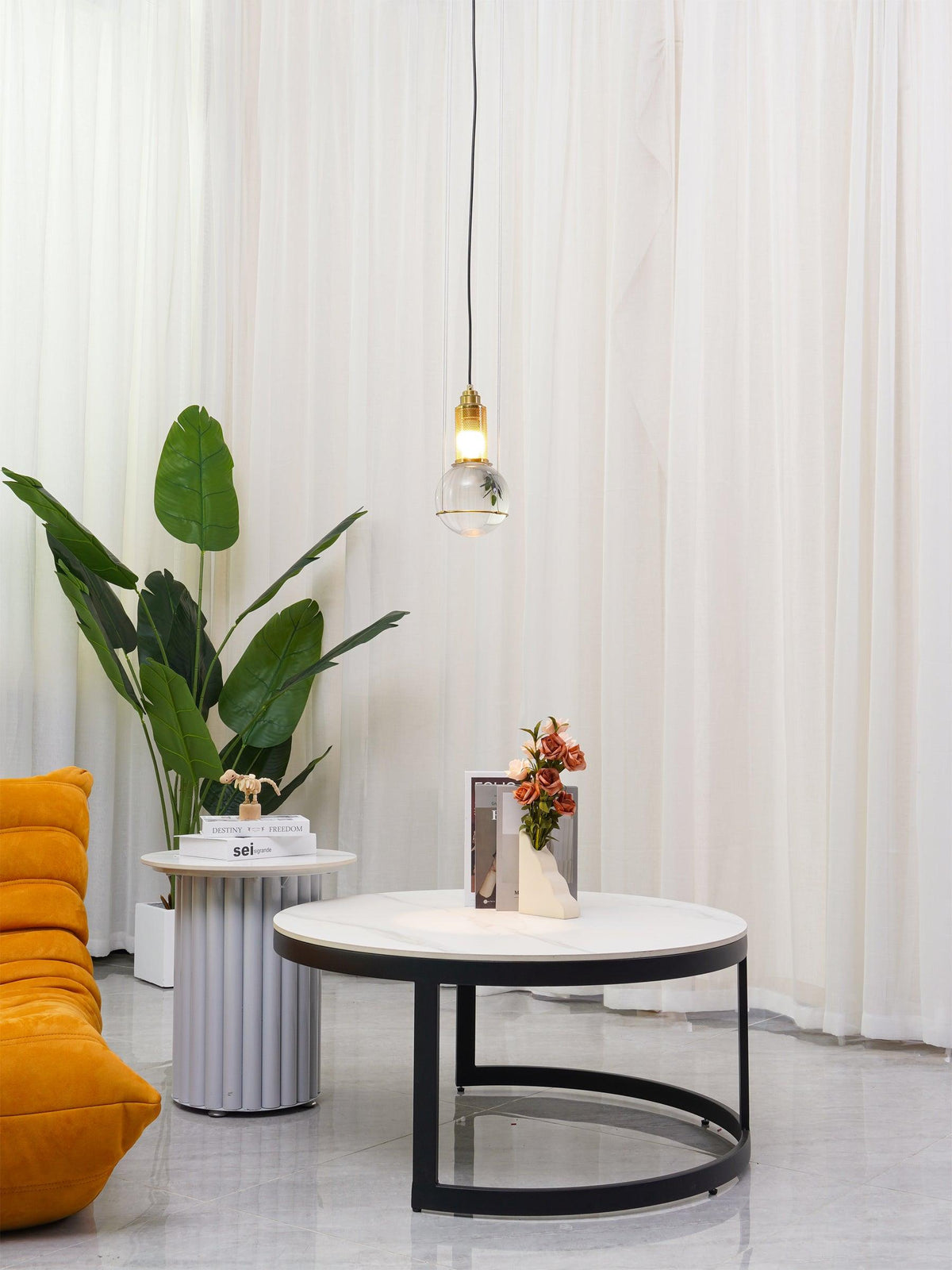Selireria Pendant Light Crystal Adjustable