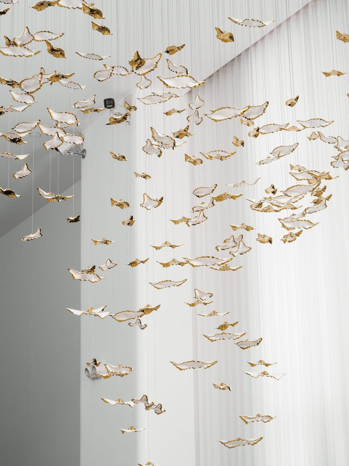 Wrenstead Leaf Twisted Sculptural Chandelier
