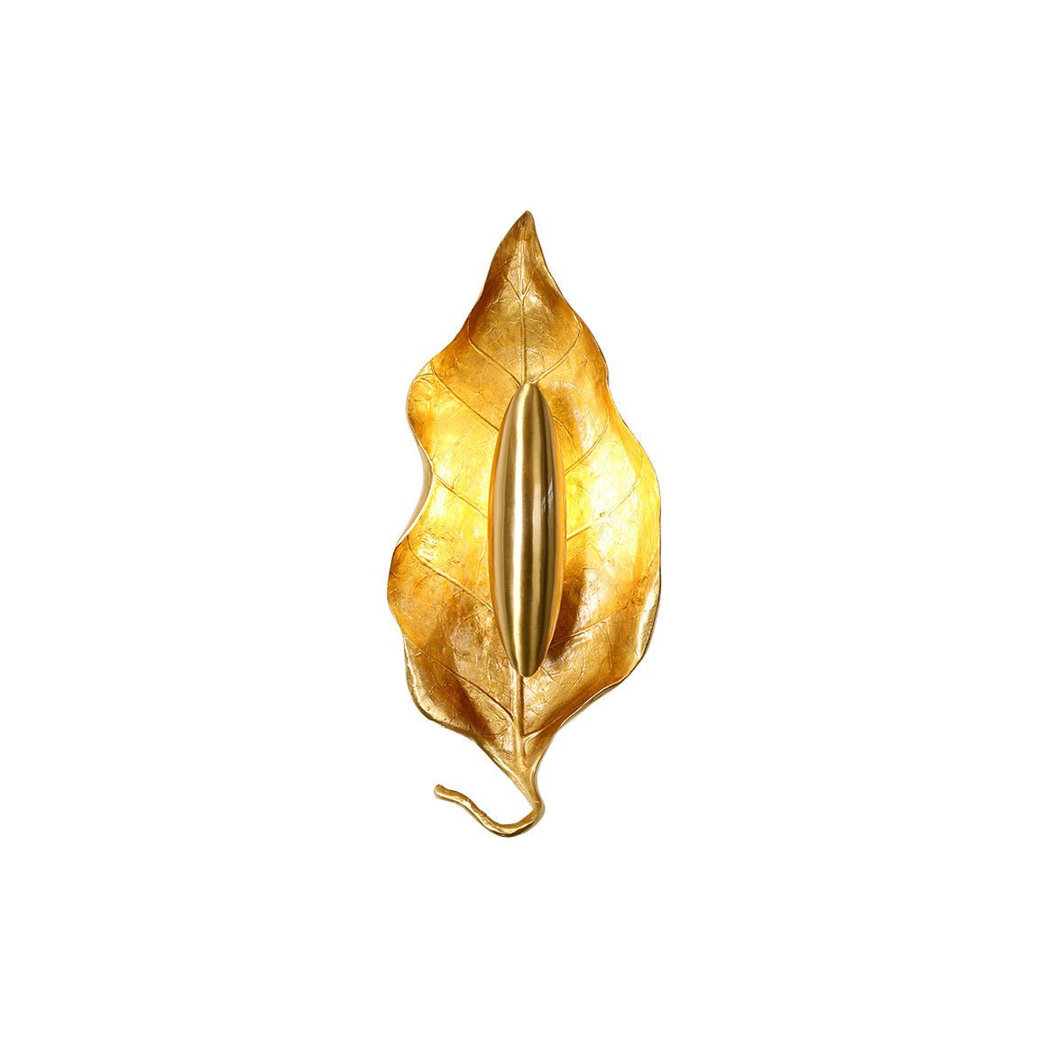 Corsel Nordic Art Leaf Brass Wall Lamp