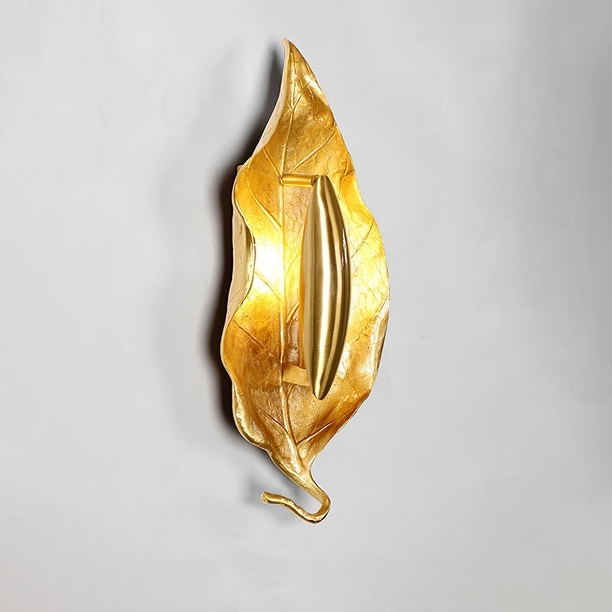 Corsel Nordic Art Leaf Brass Wall Lamp