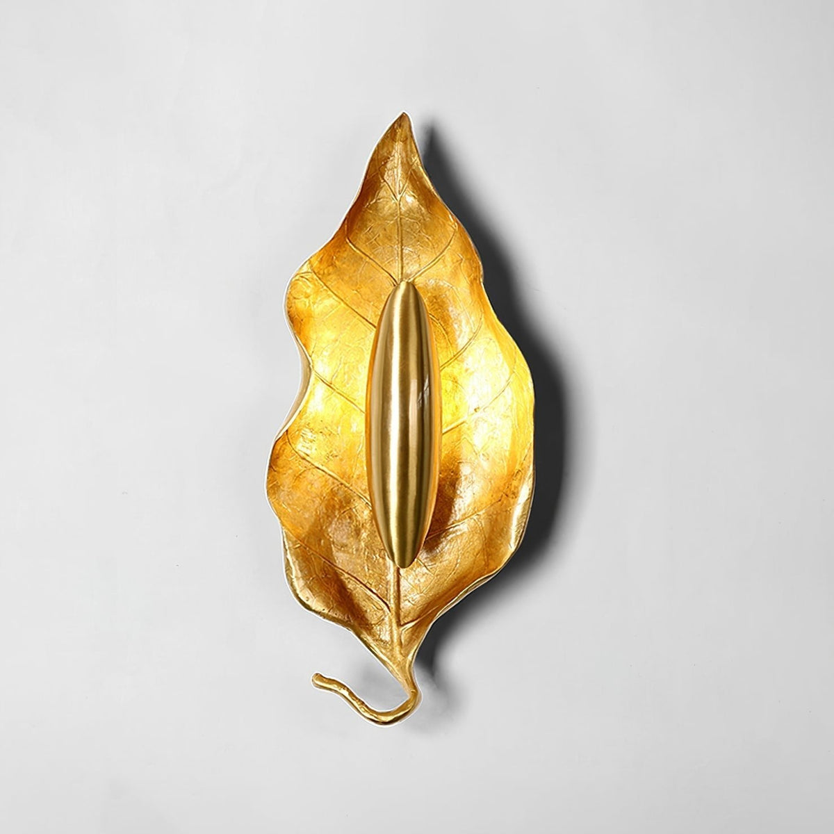 Corsel Nordic Art Leaf Brass Wall Lamp