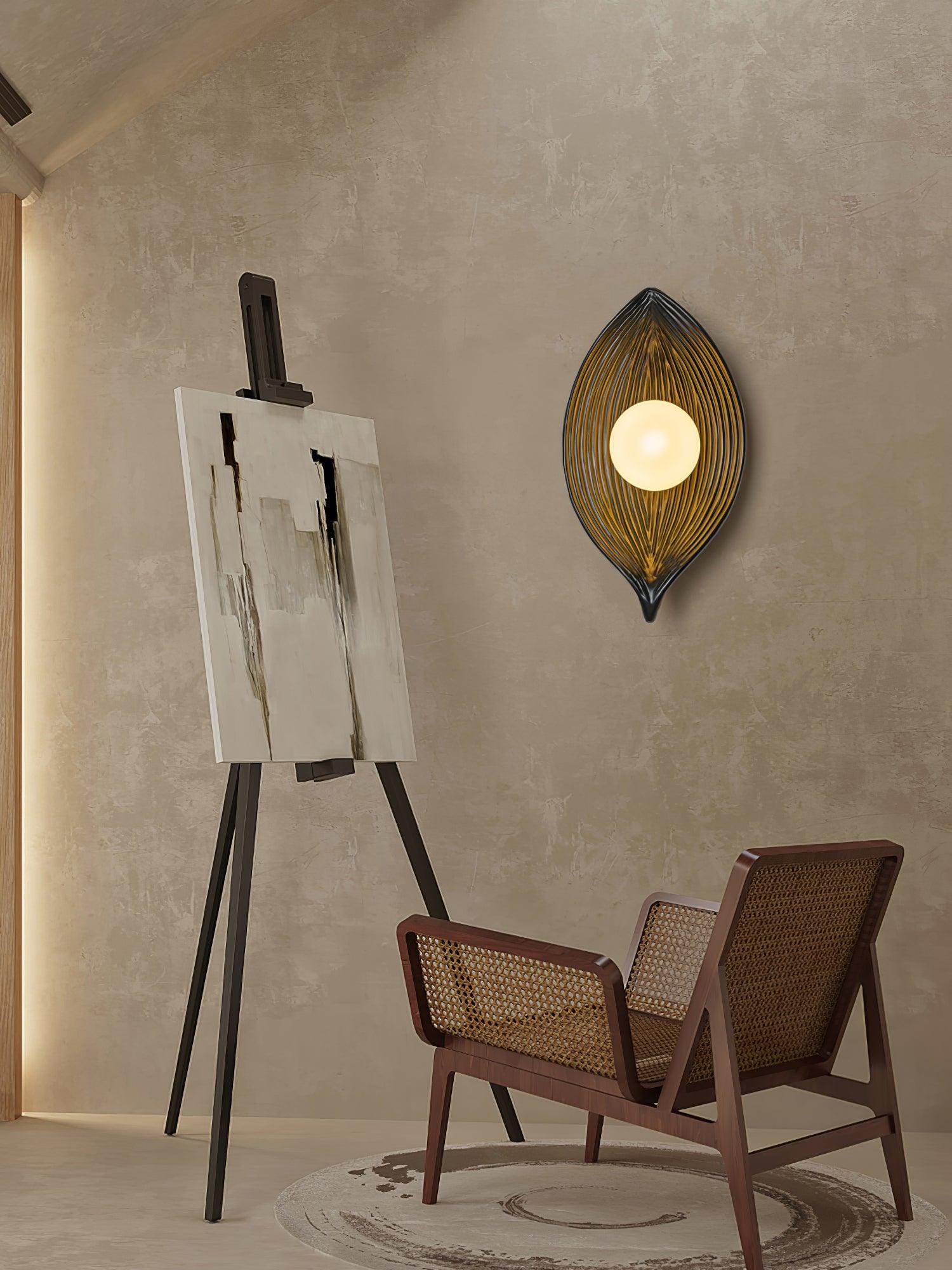 Lirixa Leaf Canoe Resin Sconce Wall lamp