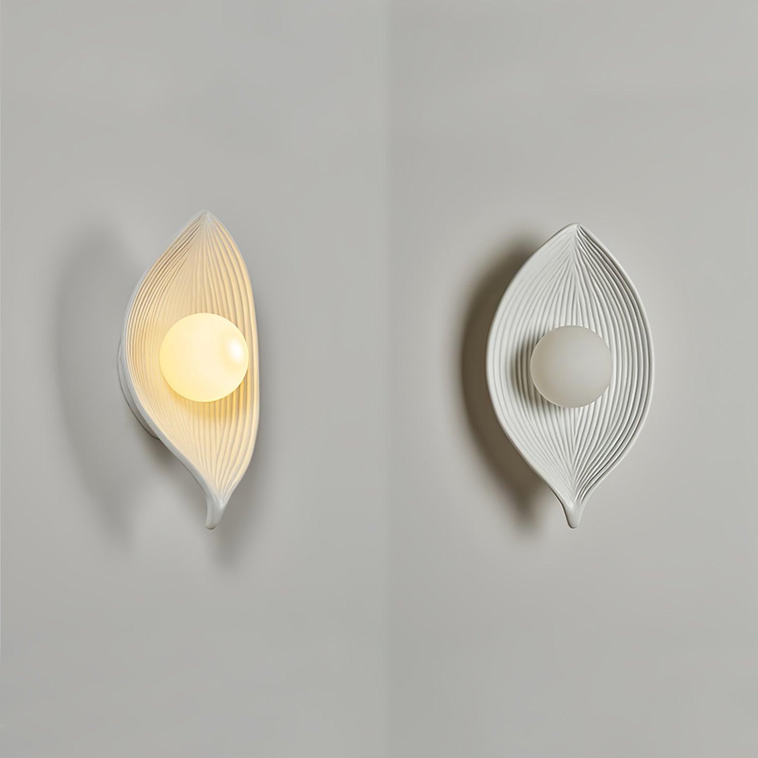 Lirixa Leaf Canoe Resin Sconce Wall lamp