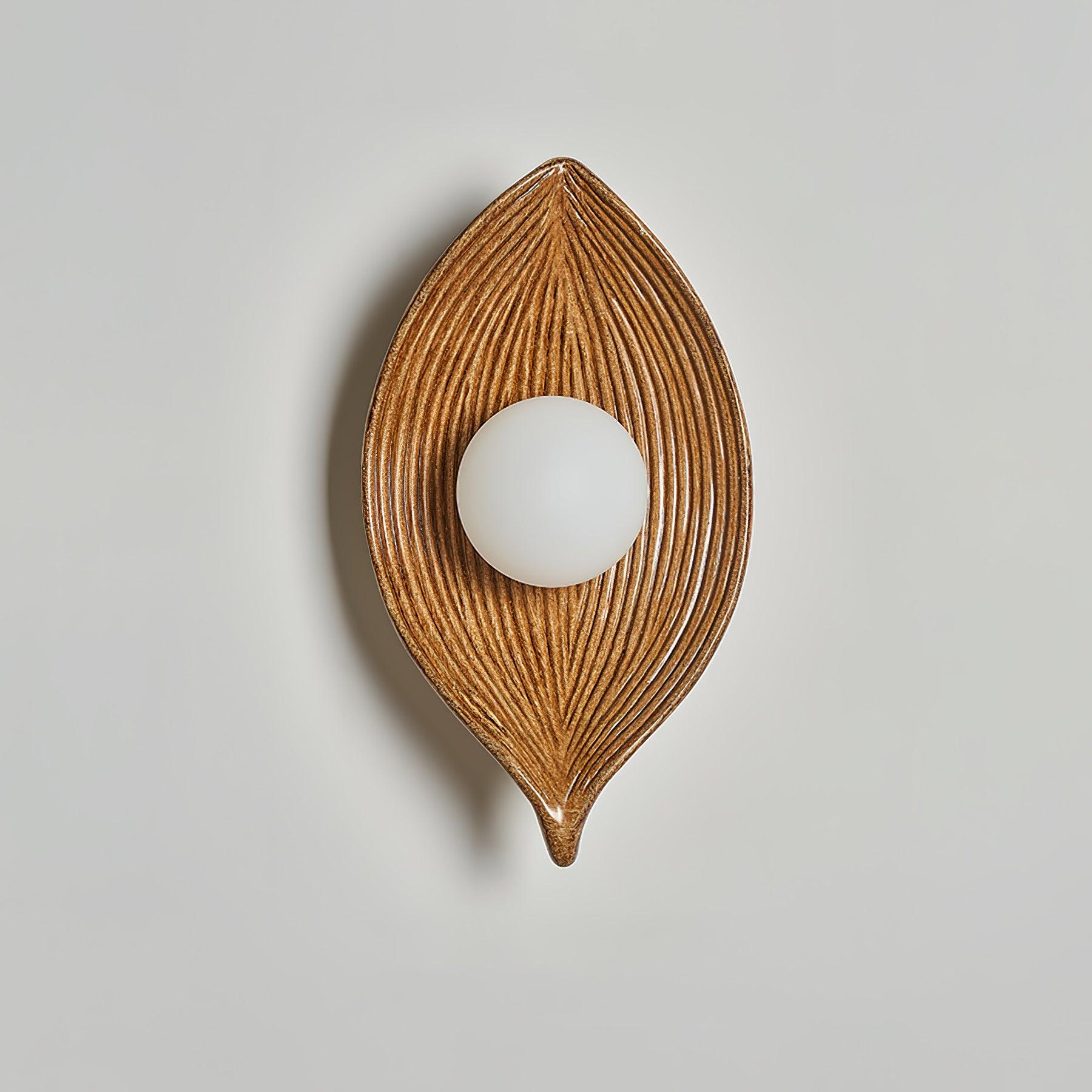 Lirixa Leaf Canoe Resin Sconce Wall lamp