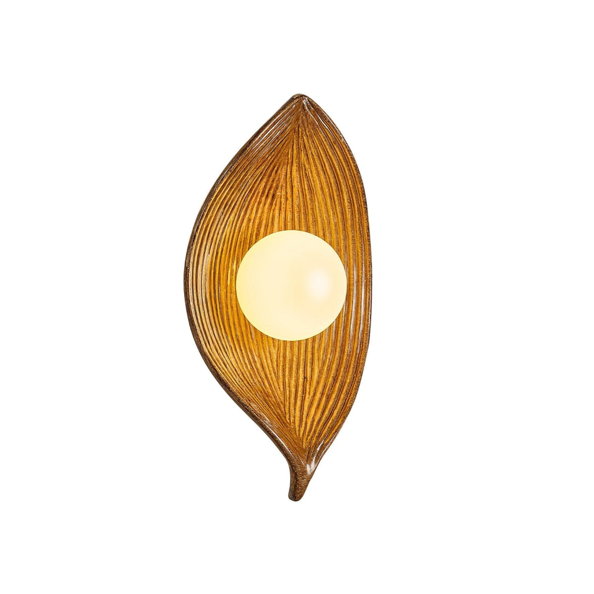 Lirixa Leaf Canoe Resin Sconce Wall lamp