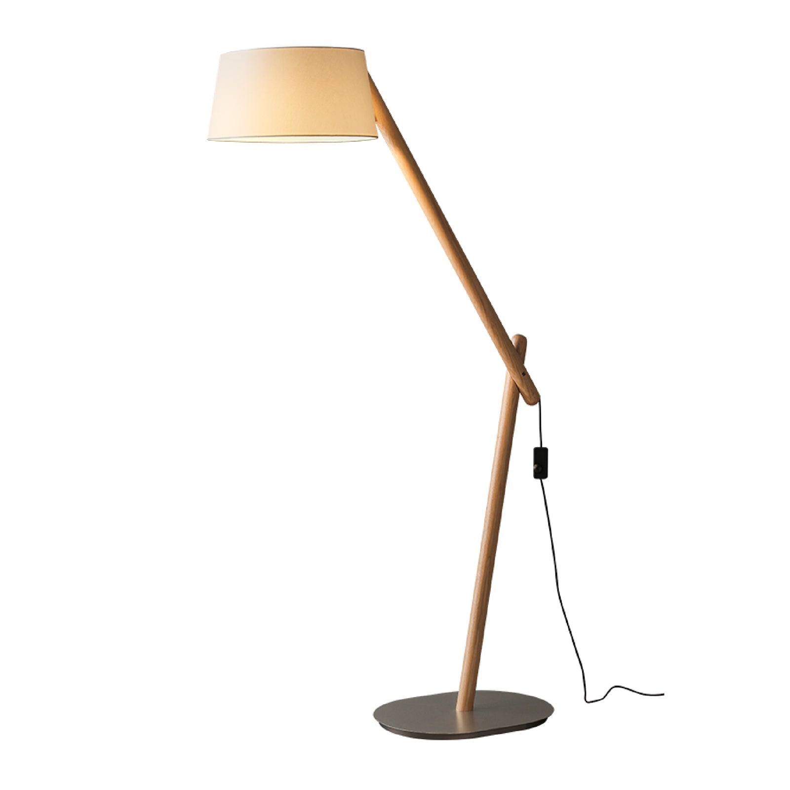 Cethar Scandinavian Fabric Floor Lamp