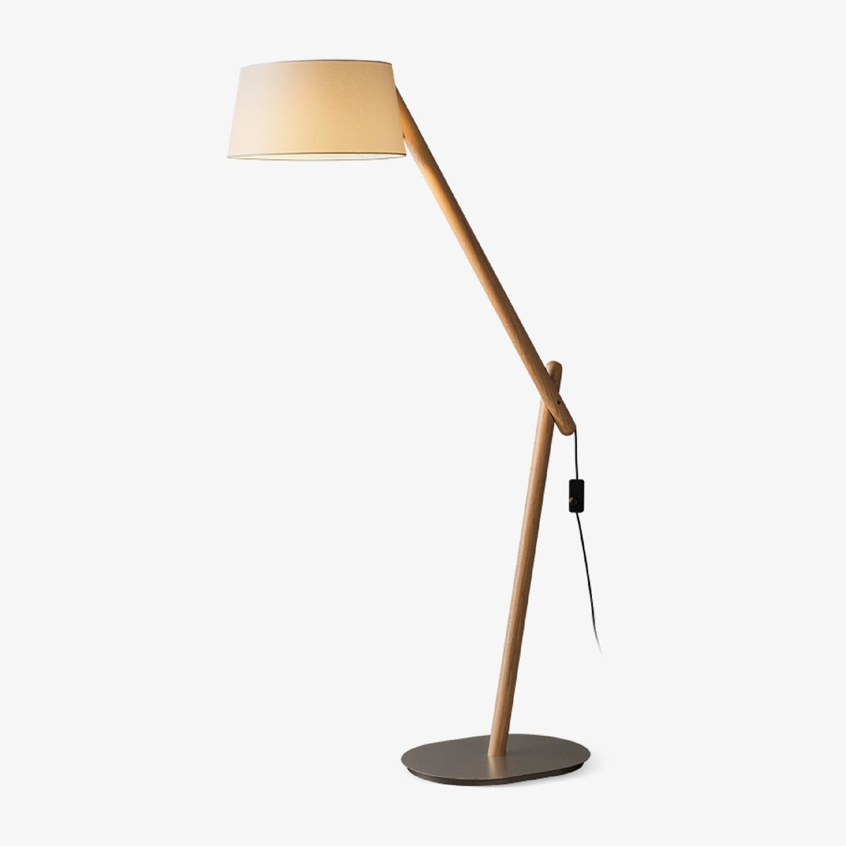 Cethar Scandinavian Fabric Floor Lamp