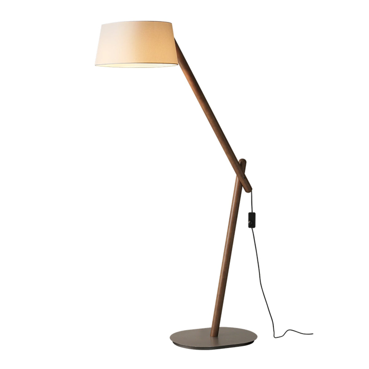 Cethar Scandinavian Fabric Floor Lamp
