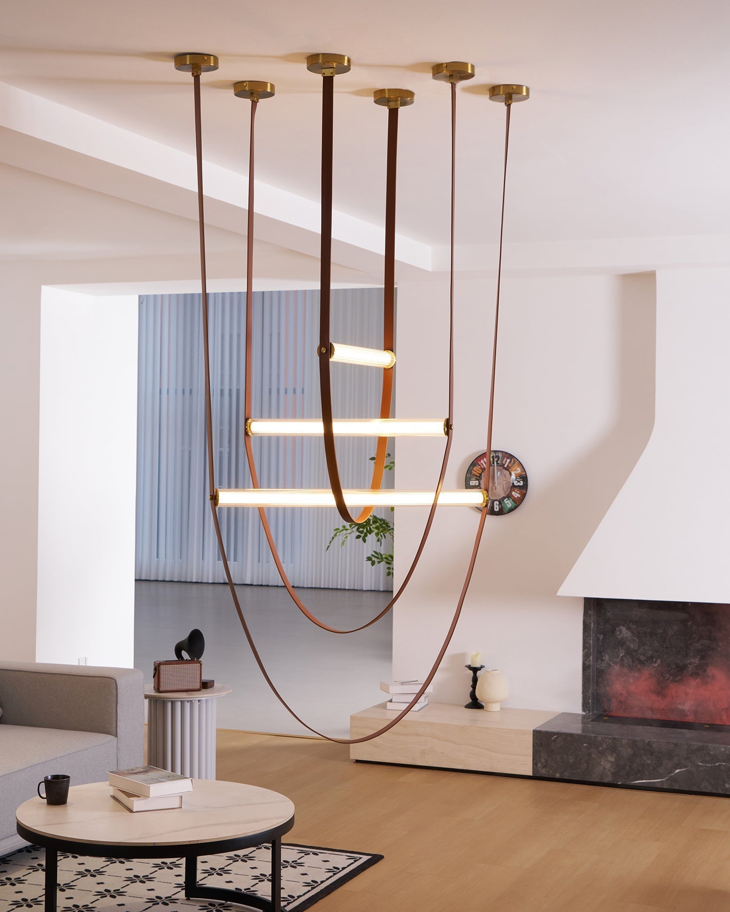 Solara Pendant Lamp Tracer Belt - Neutral Decor
