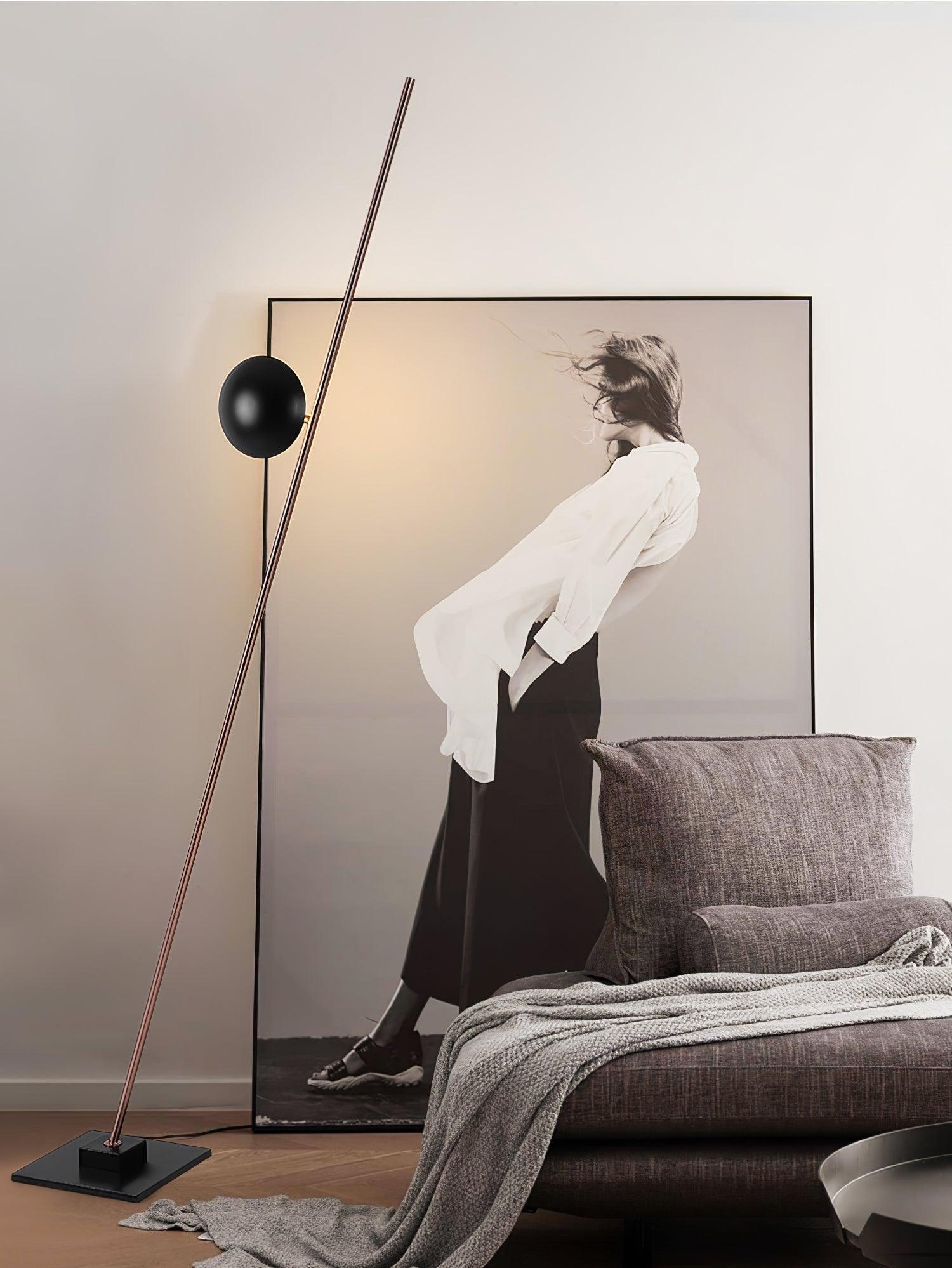 Axial Ray Sculptural Floor Lamp