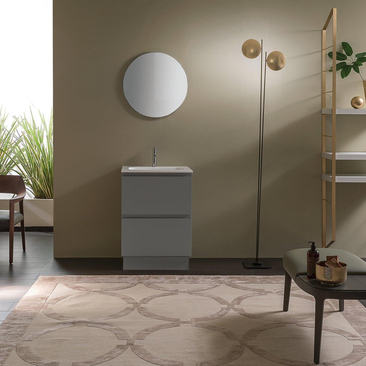 Axial Ray Sculptural Floor Lamp