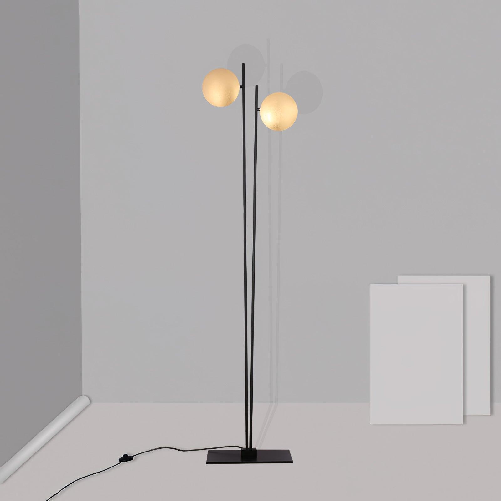 Axial Ray Sculptural Floor Lamp