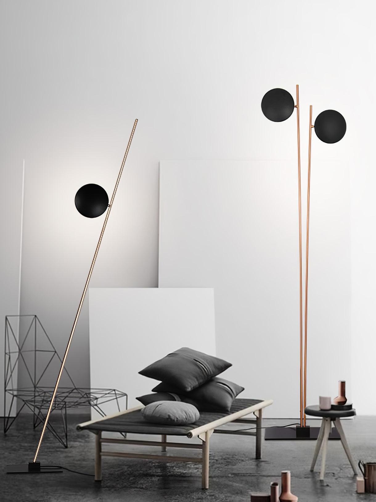 Axial Ray Sculptural Floor Lamp