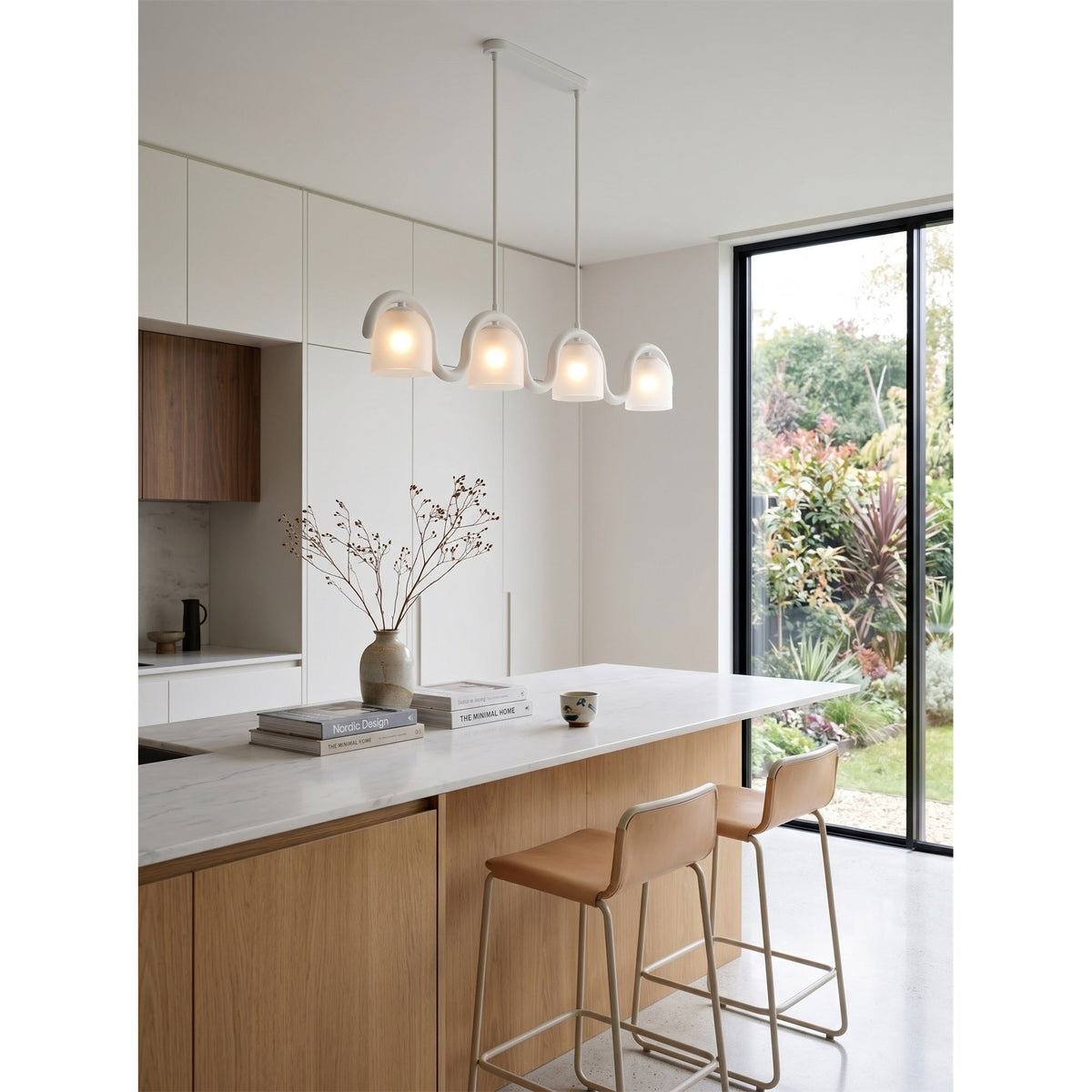 Lenox Linear Glass Chandelier