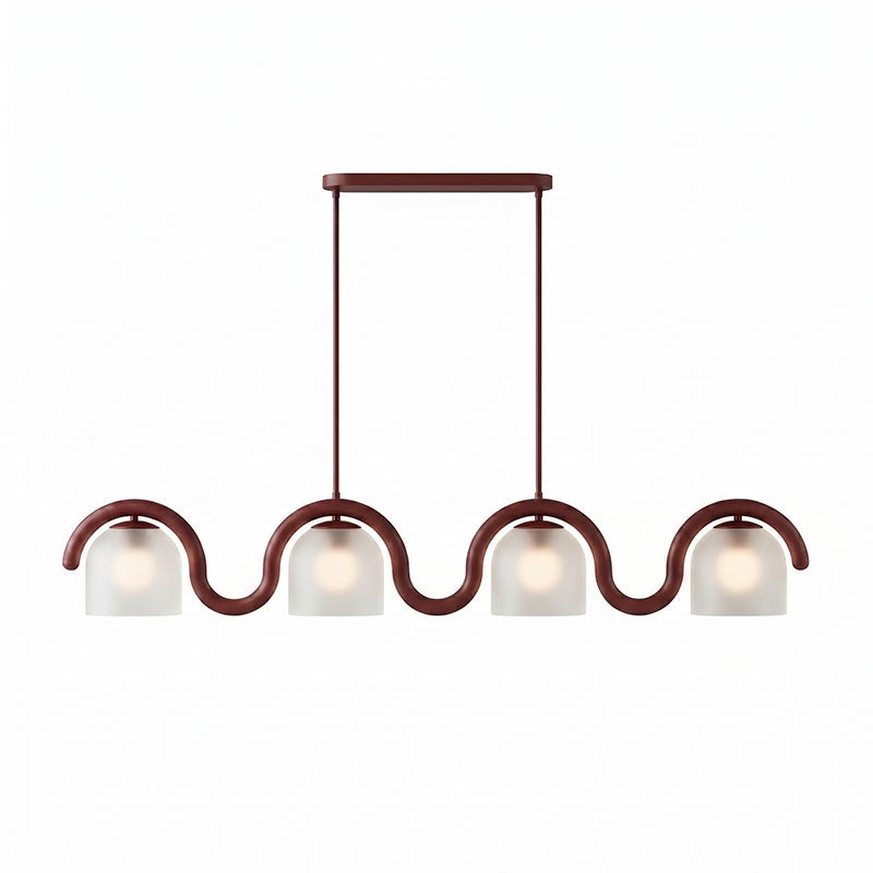 Lenox Linear Glass Chandelier
