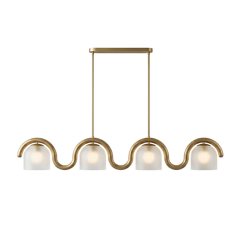 Lenox Linear Glass Chandelier