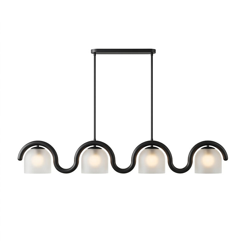 Lenox Linear Glass Chandelier