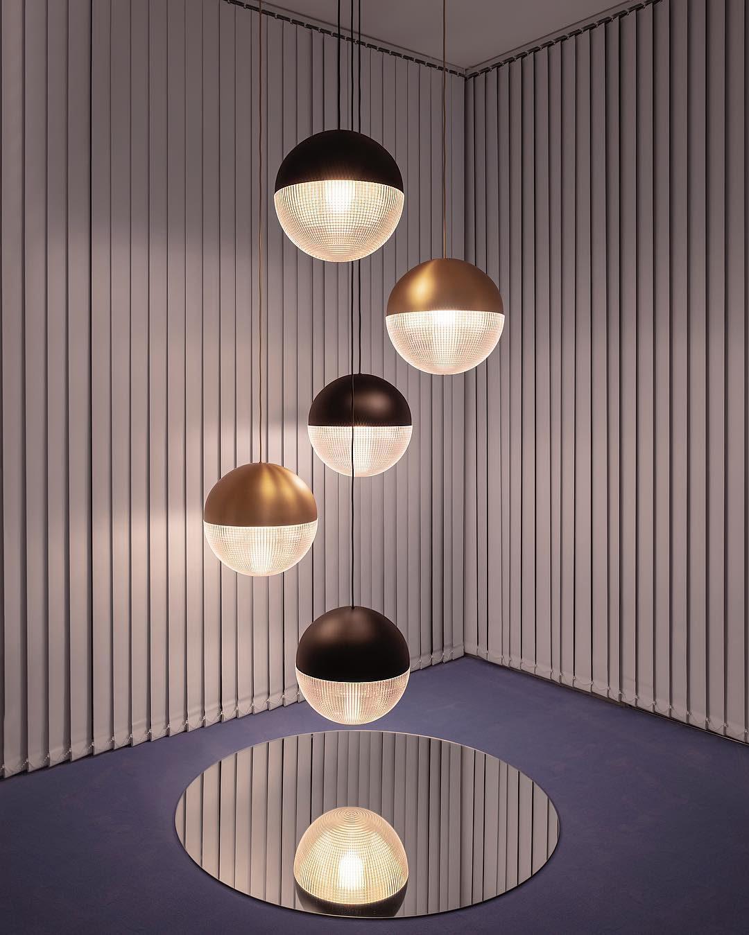 Kevelo Pendant Lamp Brass Glass Modern