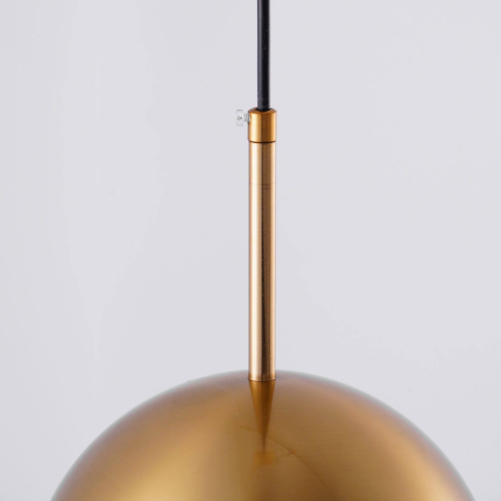 Kevelo Pendant Lamp Brass Glass Modern