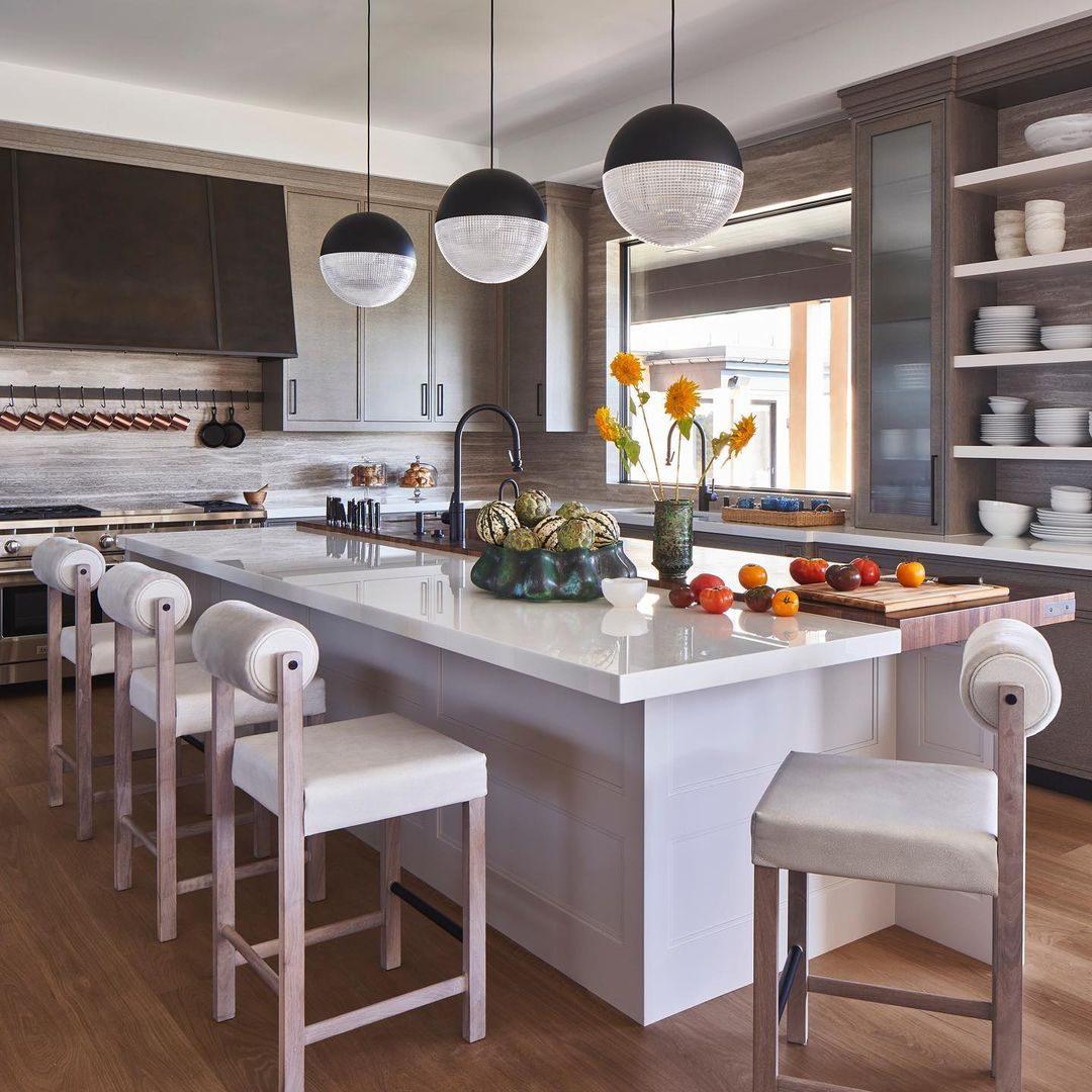 Kevelo Pendant Lamp Brass Glass Modern