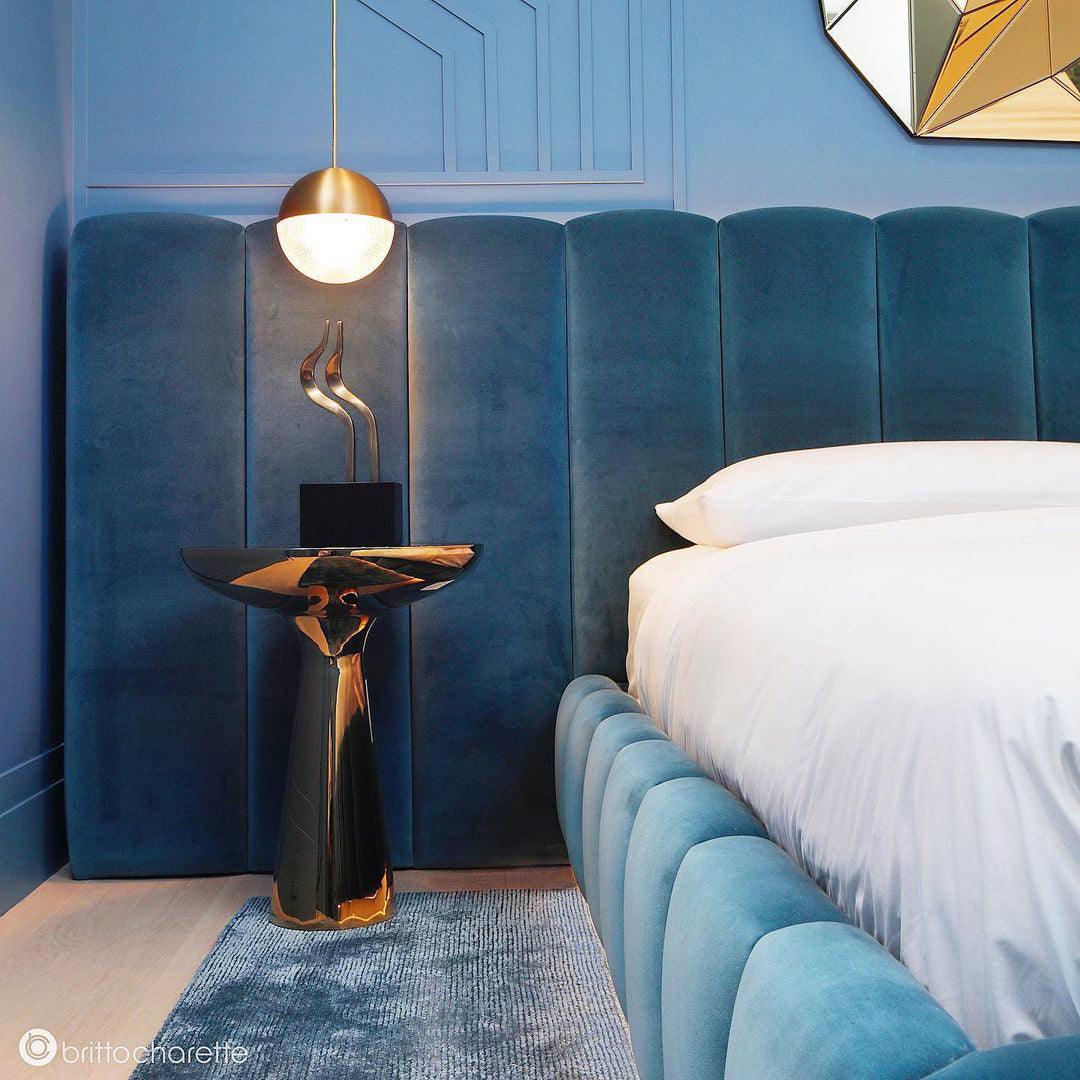 Kevelo Pendant Lamp Brass Glass Modern