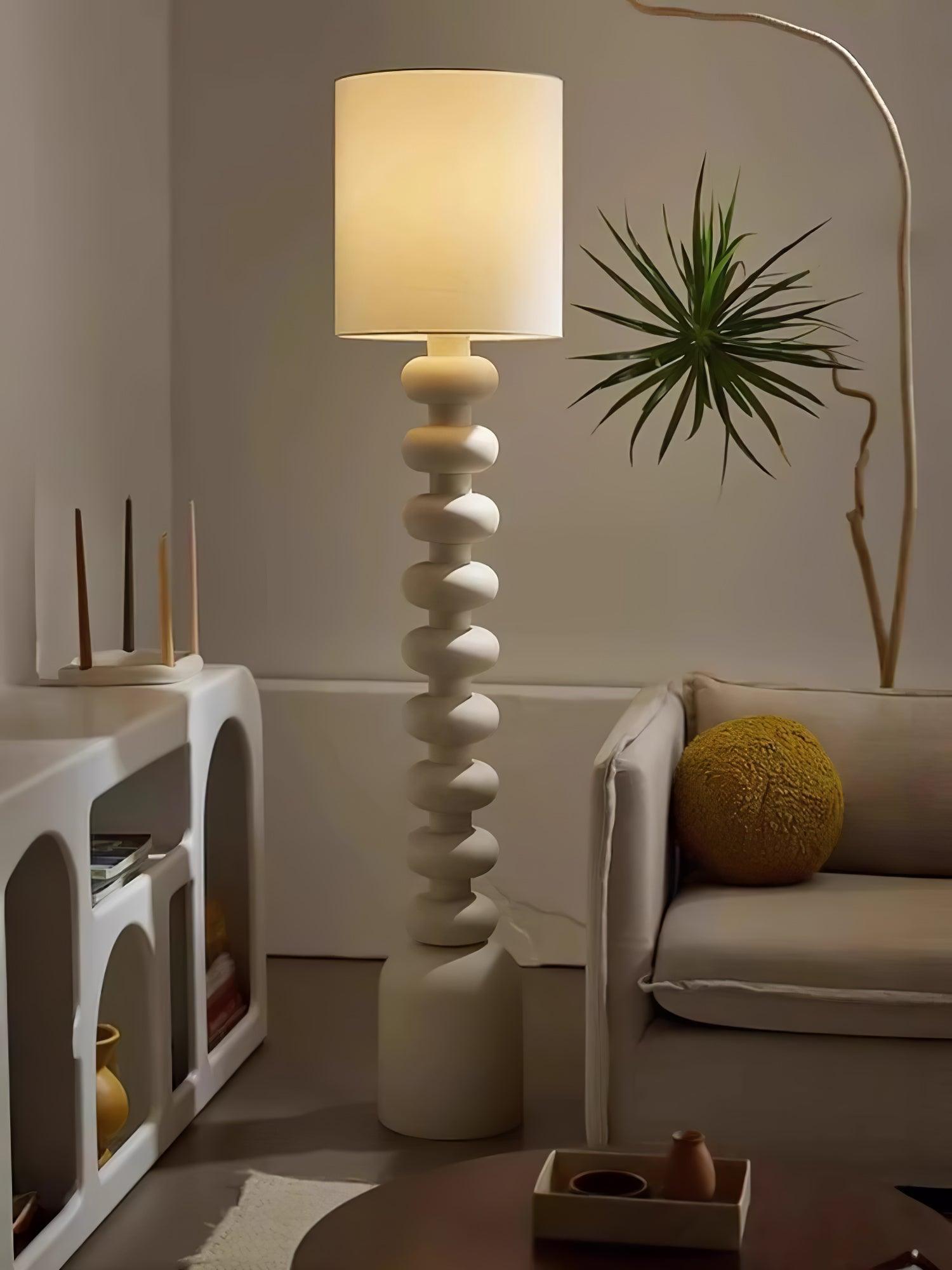 Khev Modern Fabric Floor Lamp