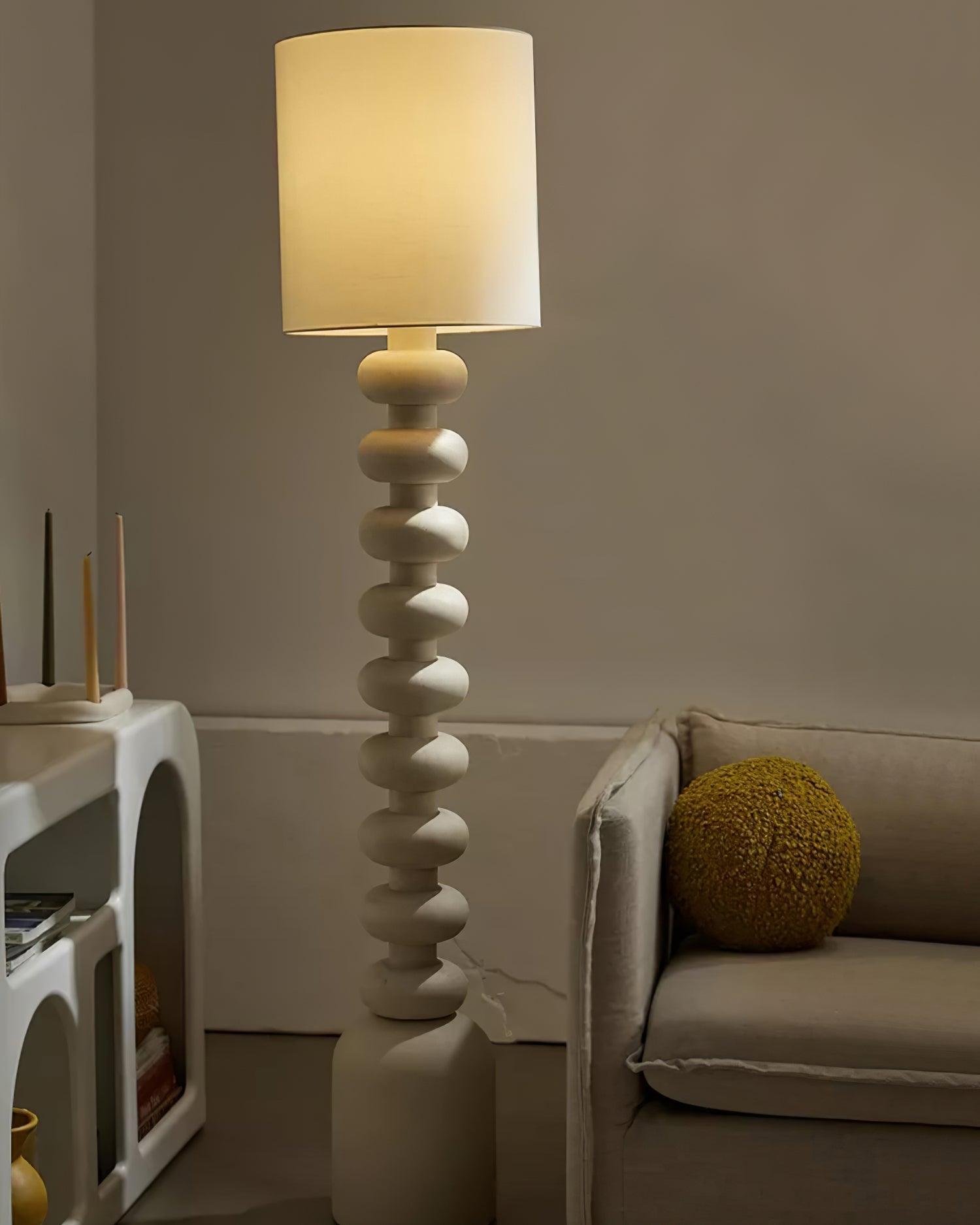 Khev Modern Fabric Floor Lamp