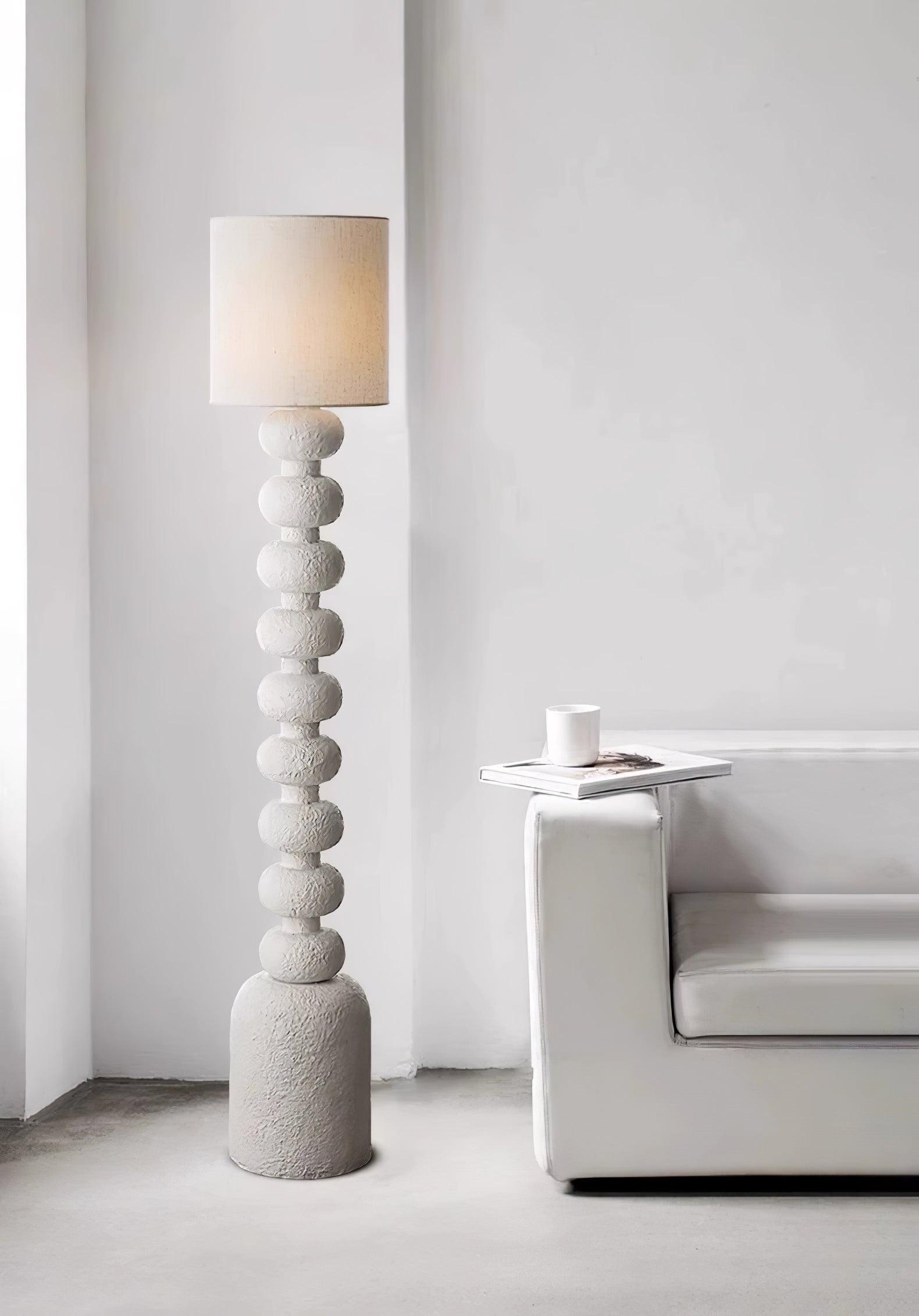 Khev Modern Fabric Floor Lamp
