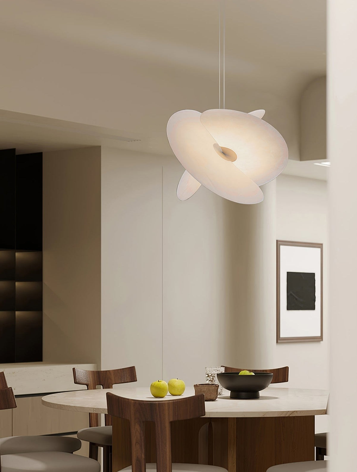 Whirl Modern Fabric Pendant Lamp