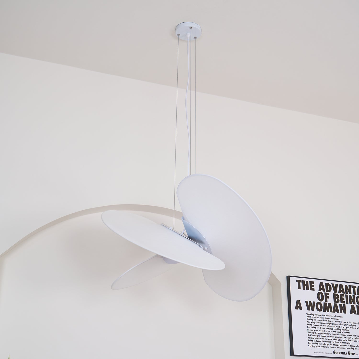 Whirl Modern Fabric Pendant Lamp