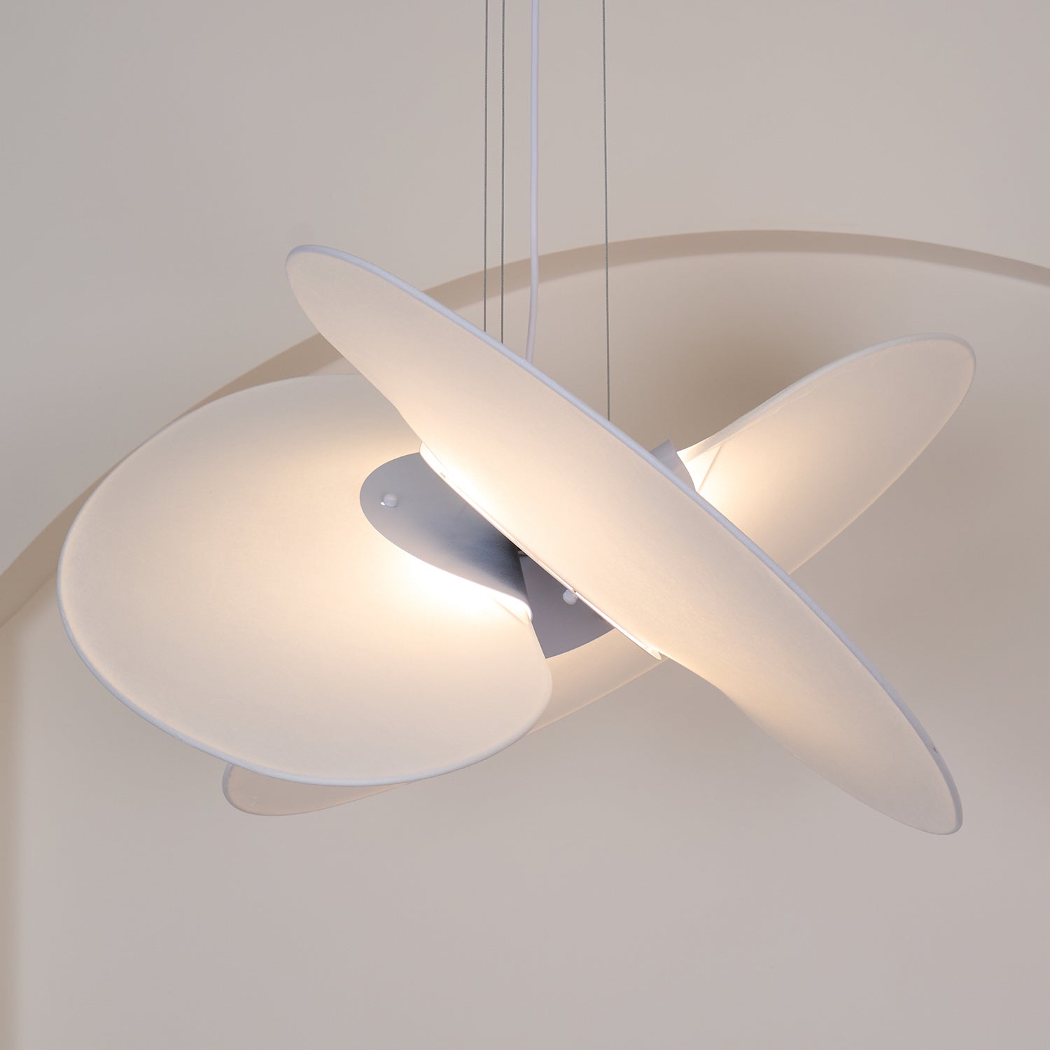 Whirl Modern Fabric Pendant Lamp