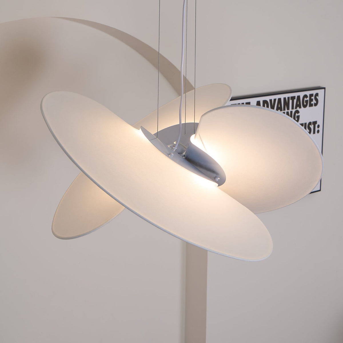 Whirl Modern Fabric Pendant Lamp