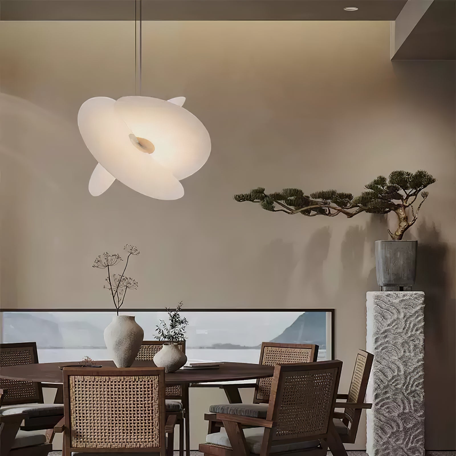 Whirl Modern Fabric Pendant Lamp