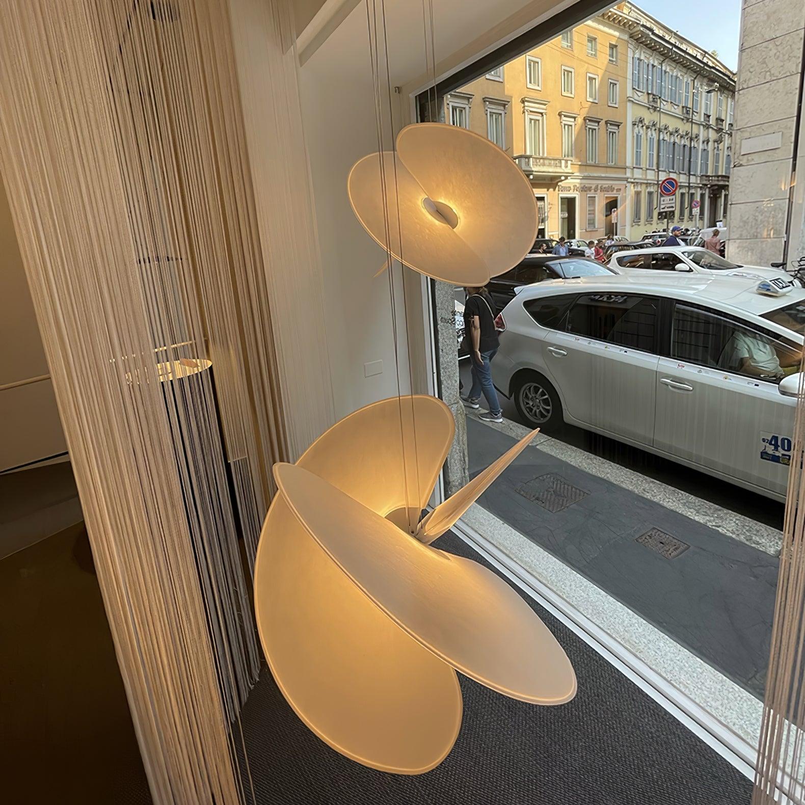 Whirl Modern Fabric Pendant Lamp