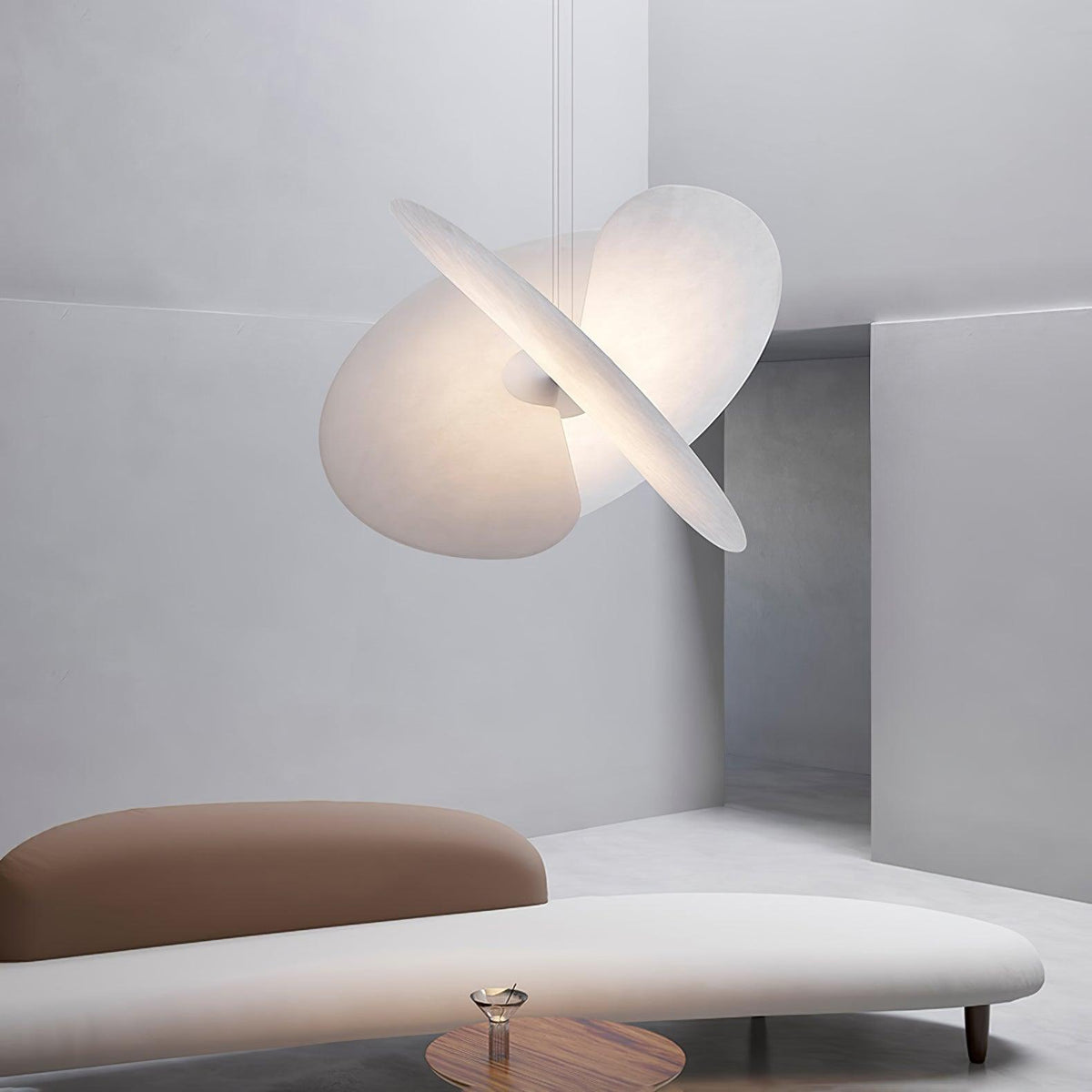 Whirl Modern Fabric Pendant Lamp