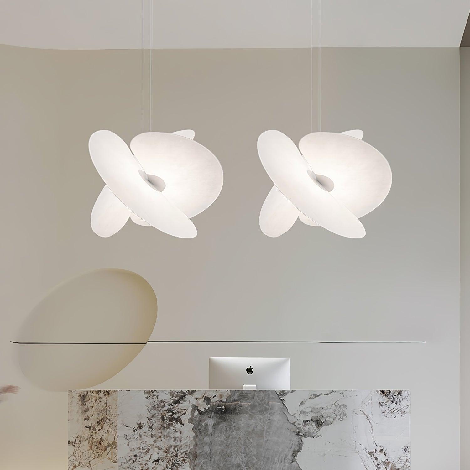 Whirl Modern Fabric Pendant Lamp