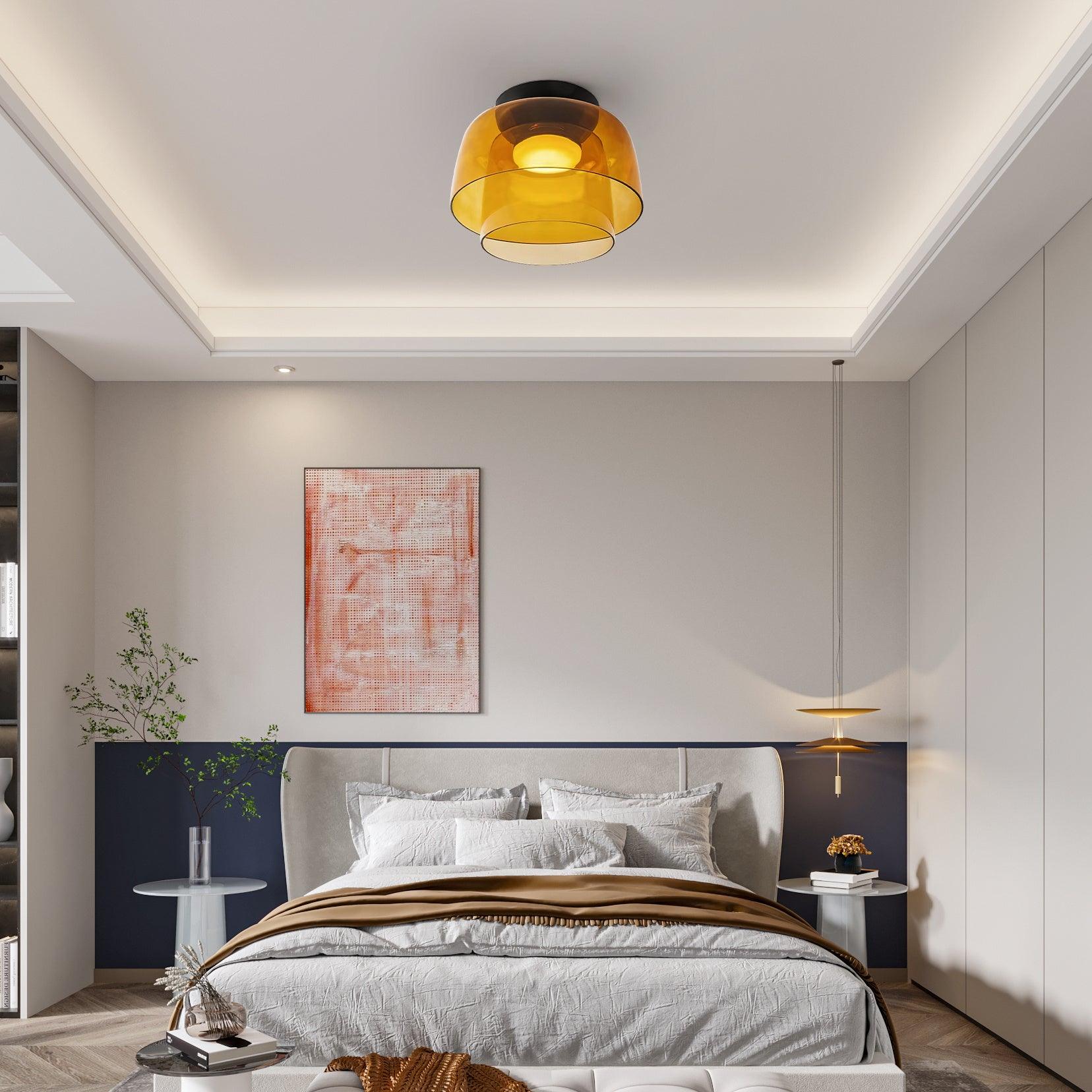 Miroriella Ceiling Lamp Layered Structure Warm Elegant