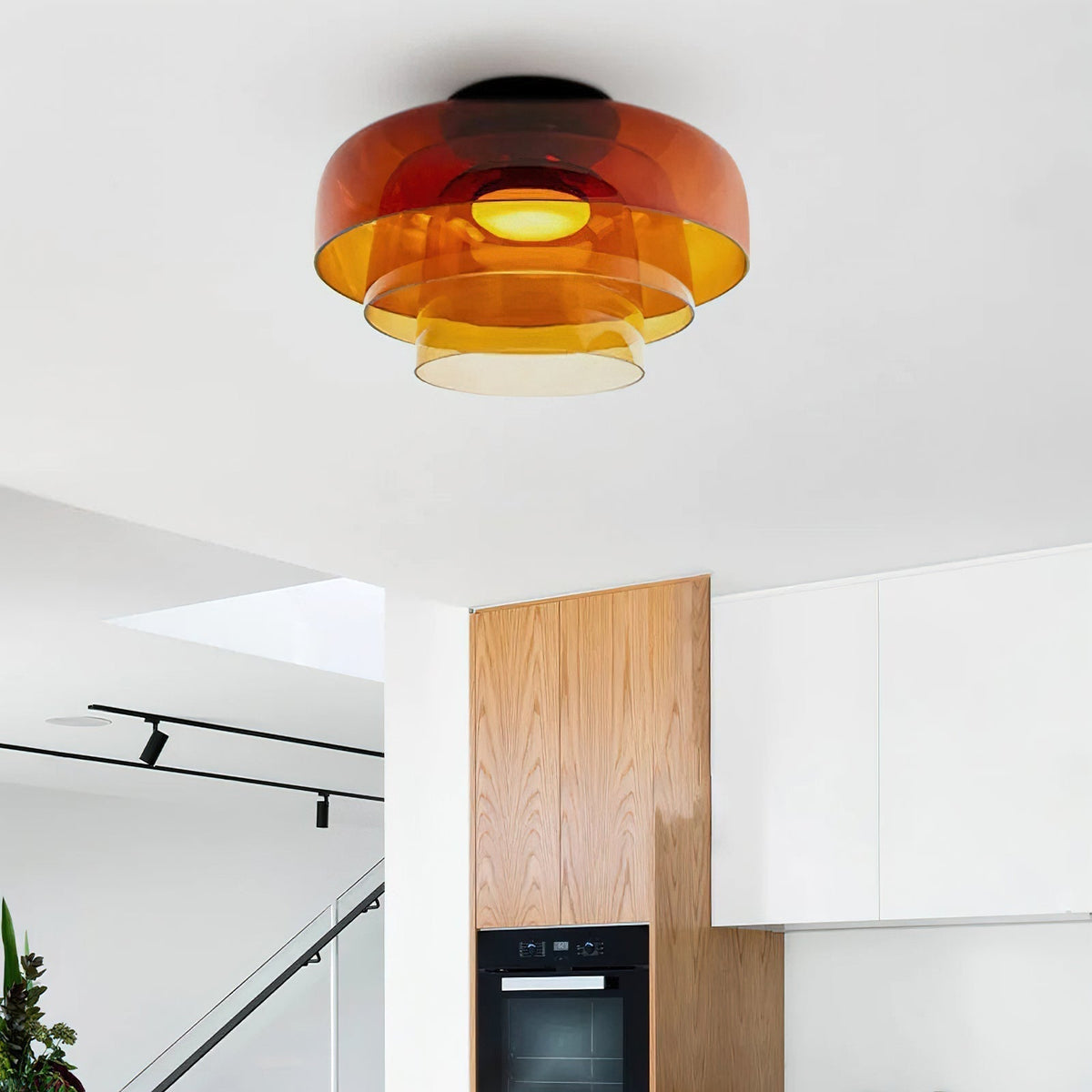 Miroriella Ceiling Lamp Layered Structure Warm Elegant