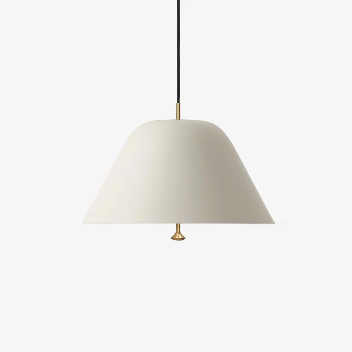 Evir Pendant Lamp Bell Glass Brass Minimalist