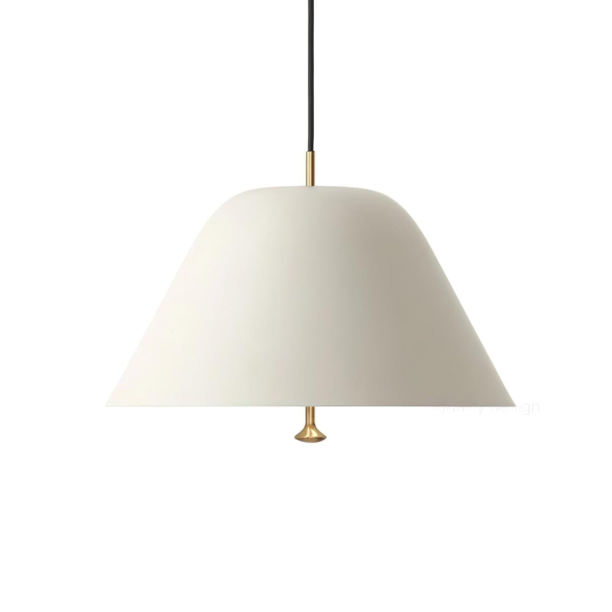 Evir Pendant Lamp Bell Glass Brass Minimalist