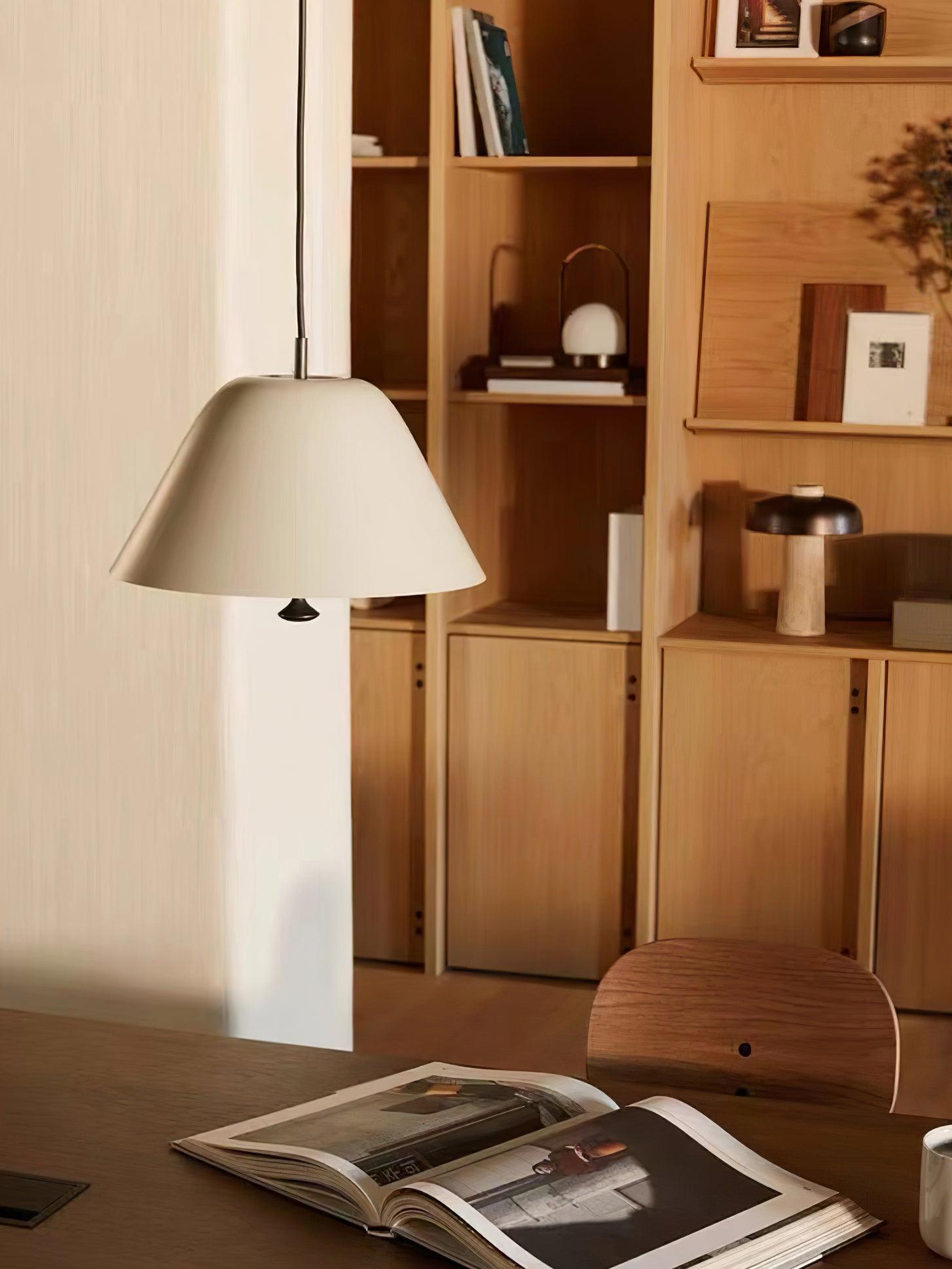 Evir Pendant Lamp Bell Glass Brass Minimalist